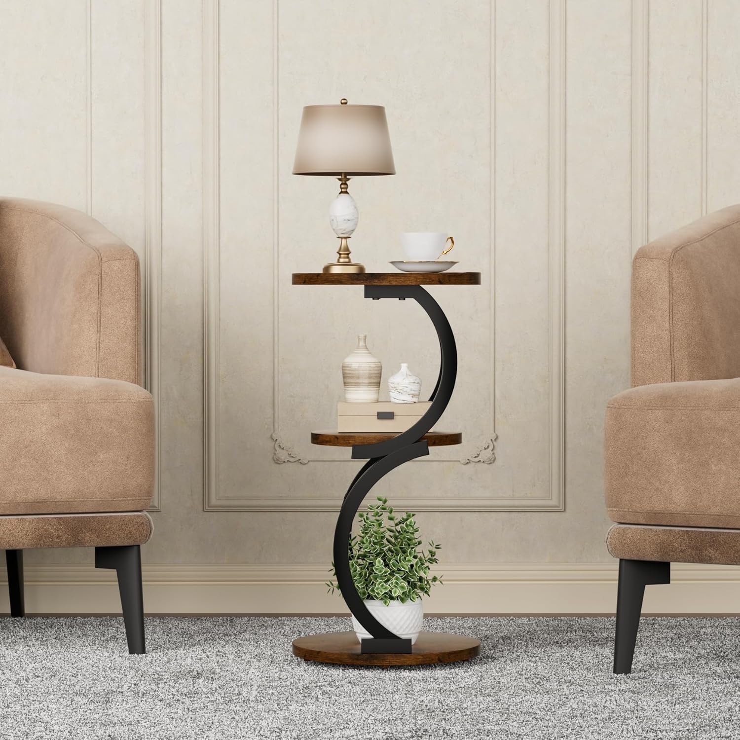 Small Side Table / Rustic Brown