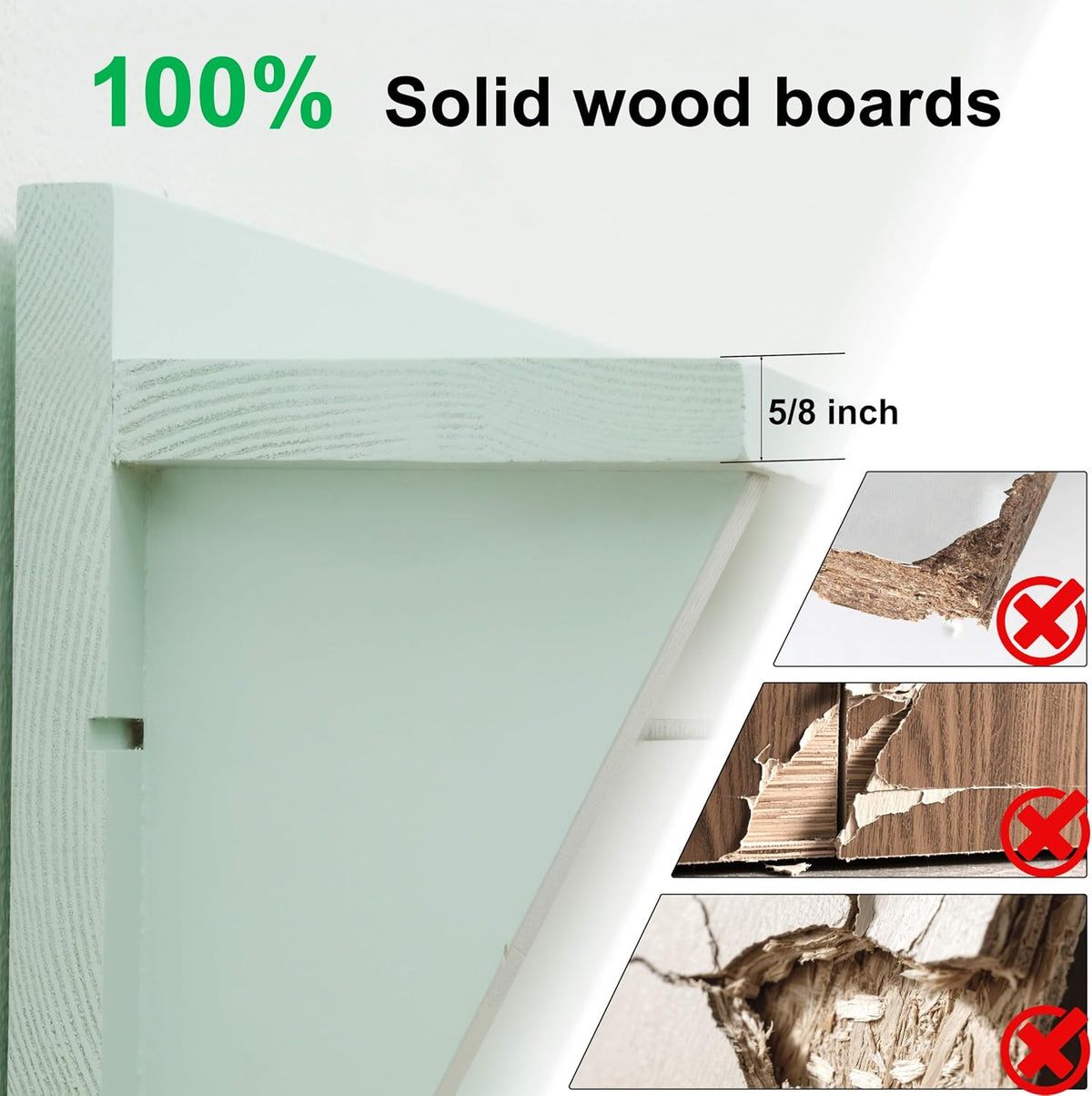 WEBI Coat Rack Wall Mount with Shelf,36" Long Entryway Wall Shelf with Hooks Underneath,9 Peg Hooks for Hanging