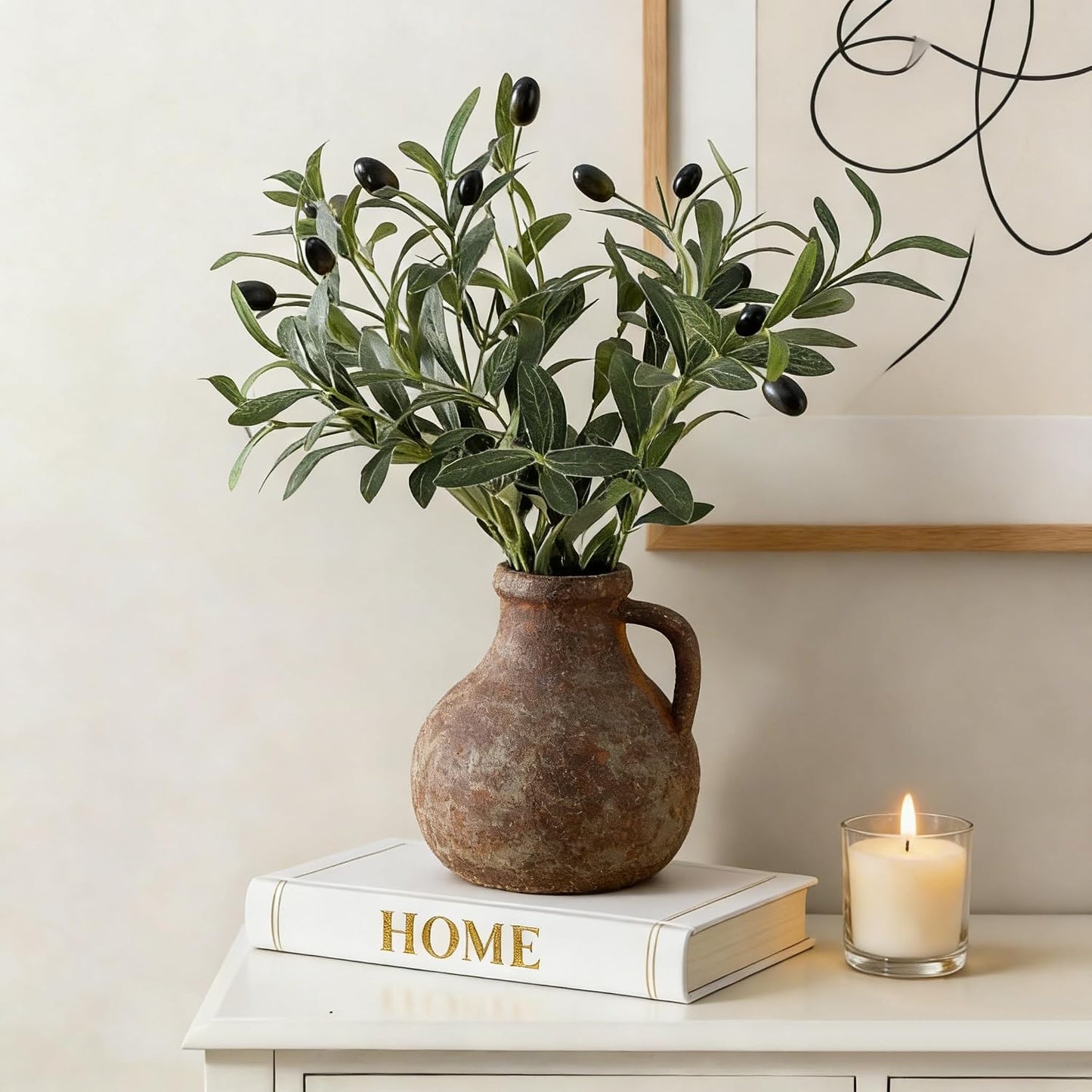 Farmhouse Rusty Vases / 204-2-7.1in / 7.1 Inch