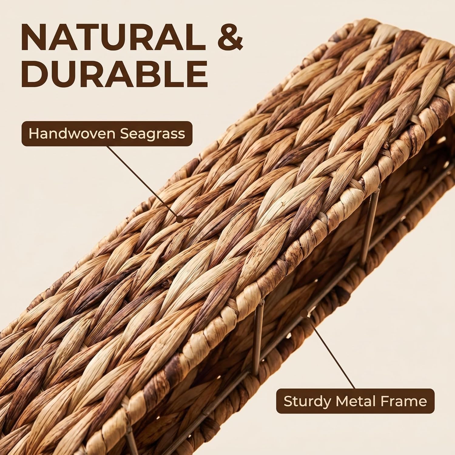 Wicker Storage Basket / Set of 2