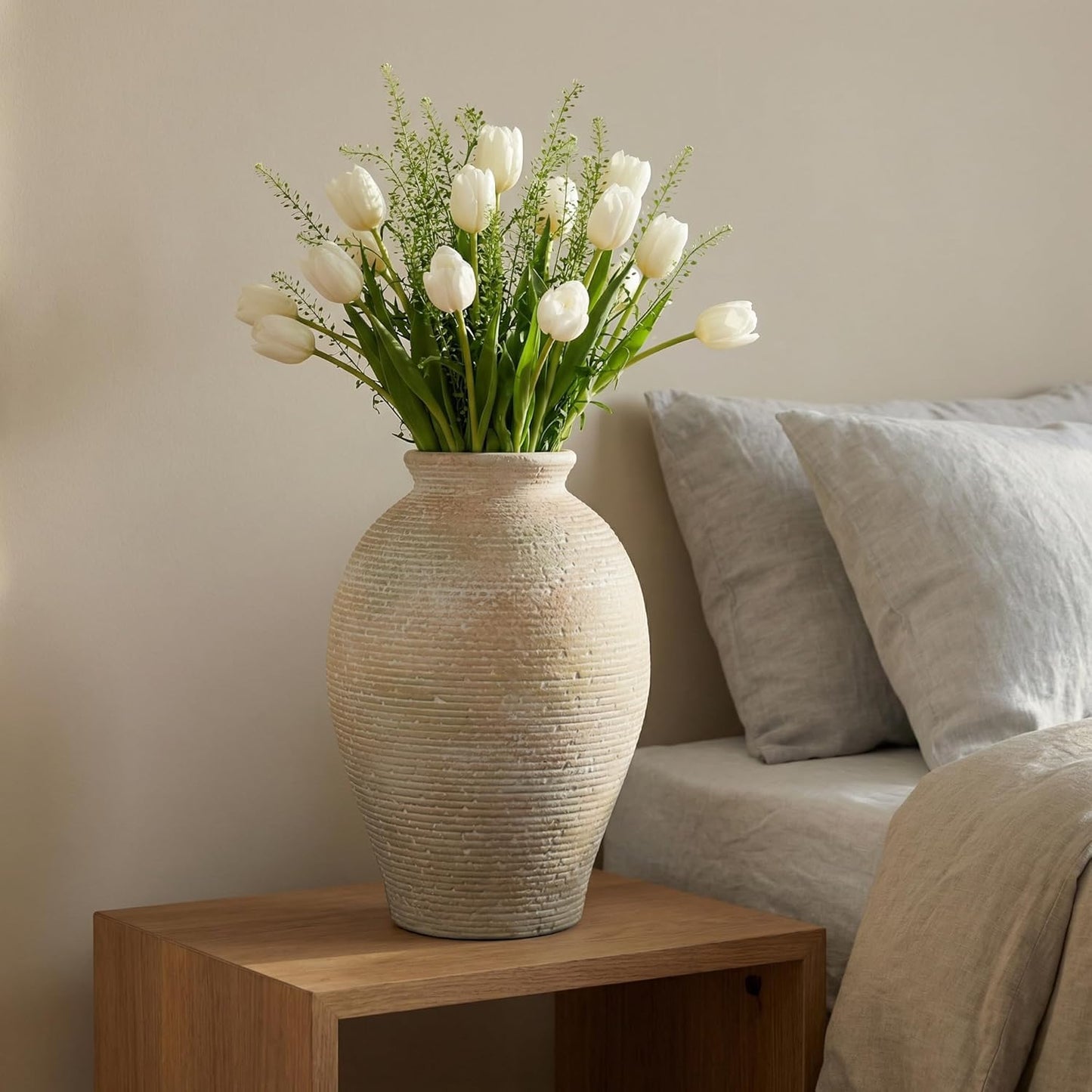 Ceramic Flower Vase / Retro and Rustic-9.3