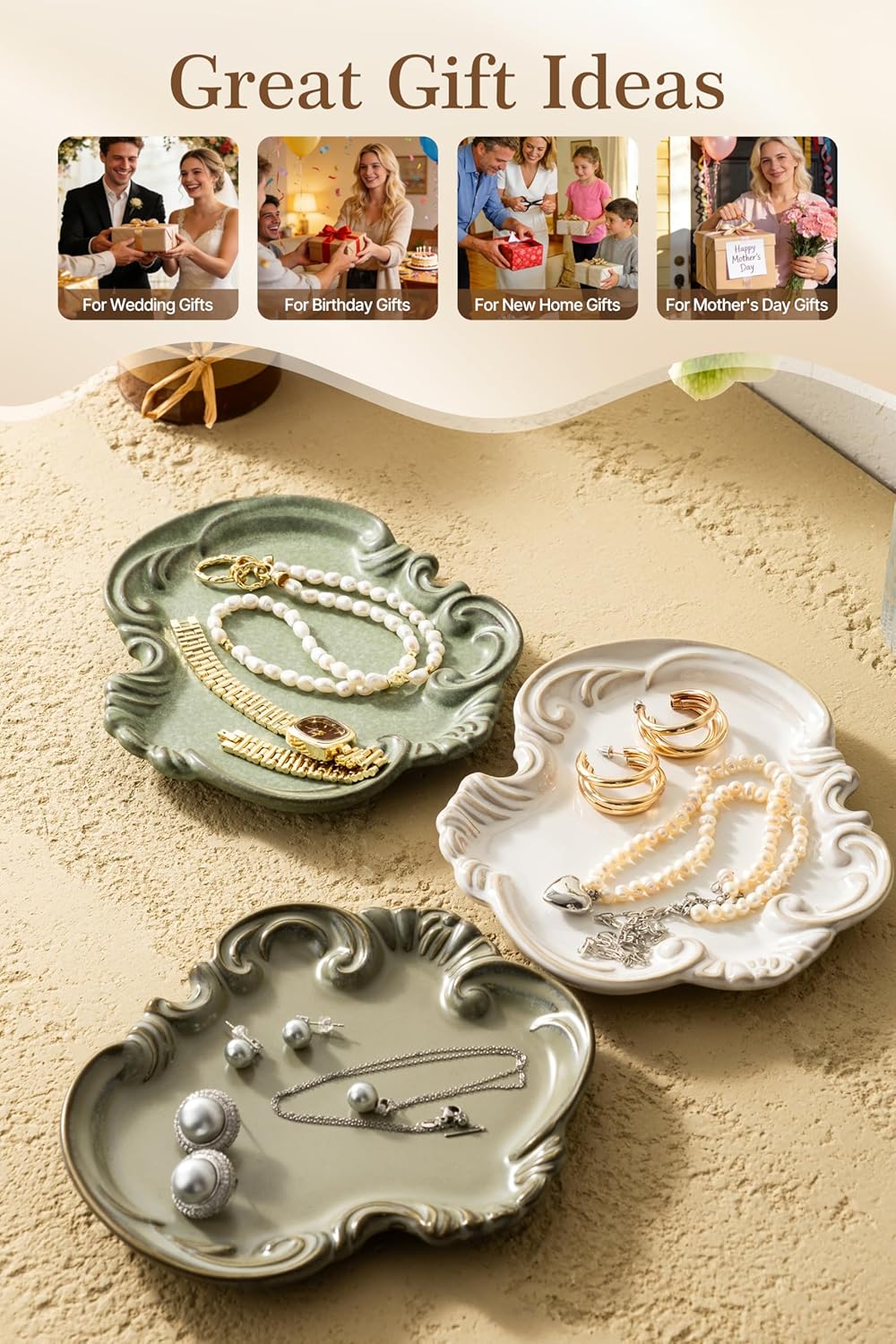 Jewelry Tray / Trinket Tray / Green