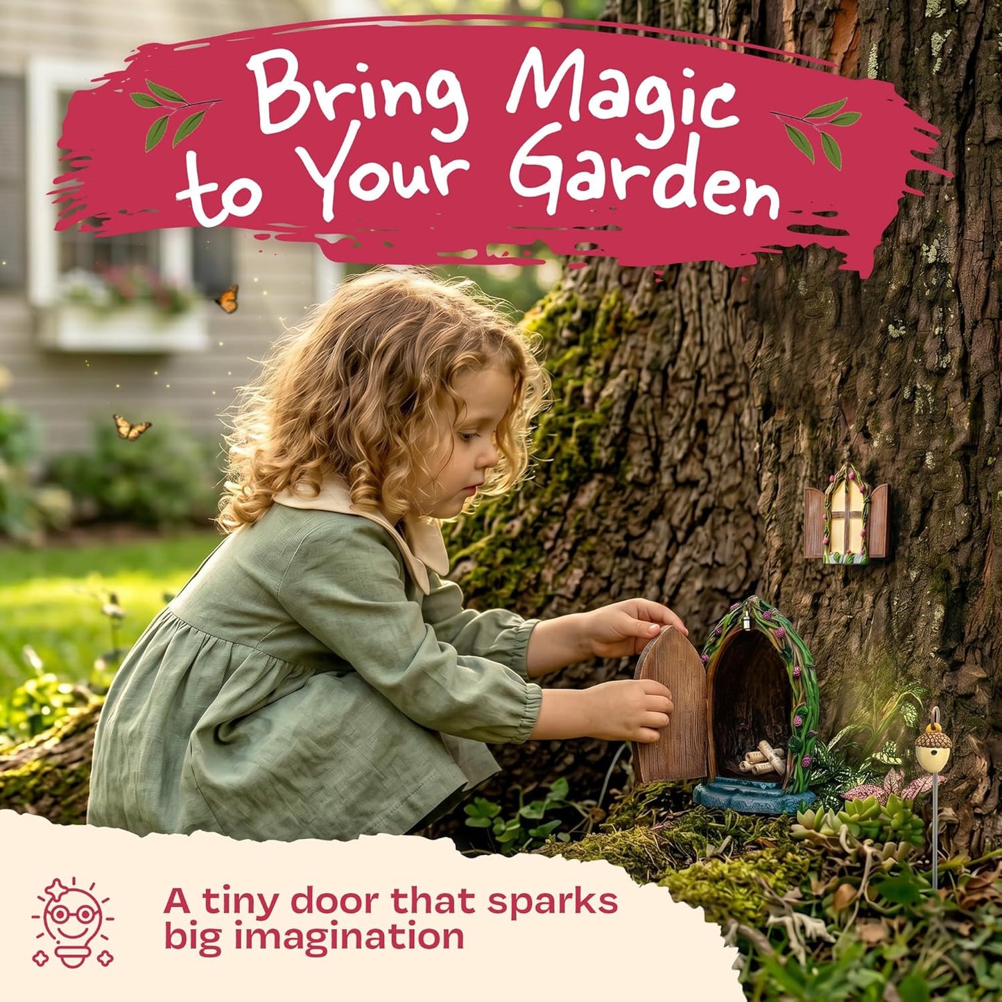 Light / Fairy House Kit / Opening Fairy Door