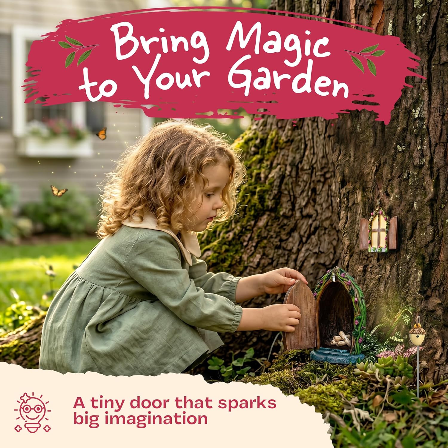 Light / Fairy House Kit / Opening Fairy Door