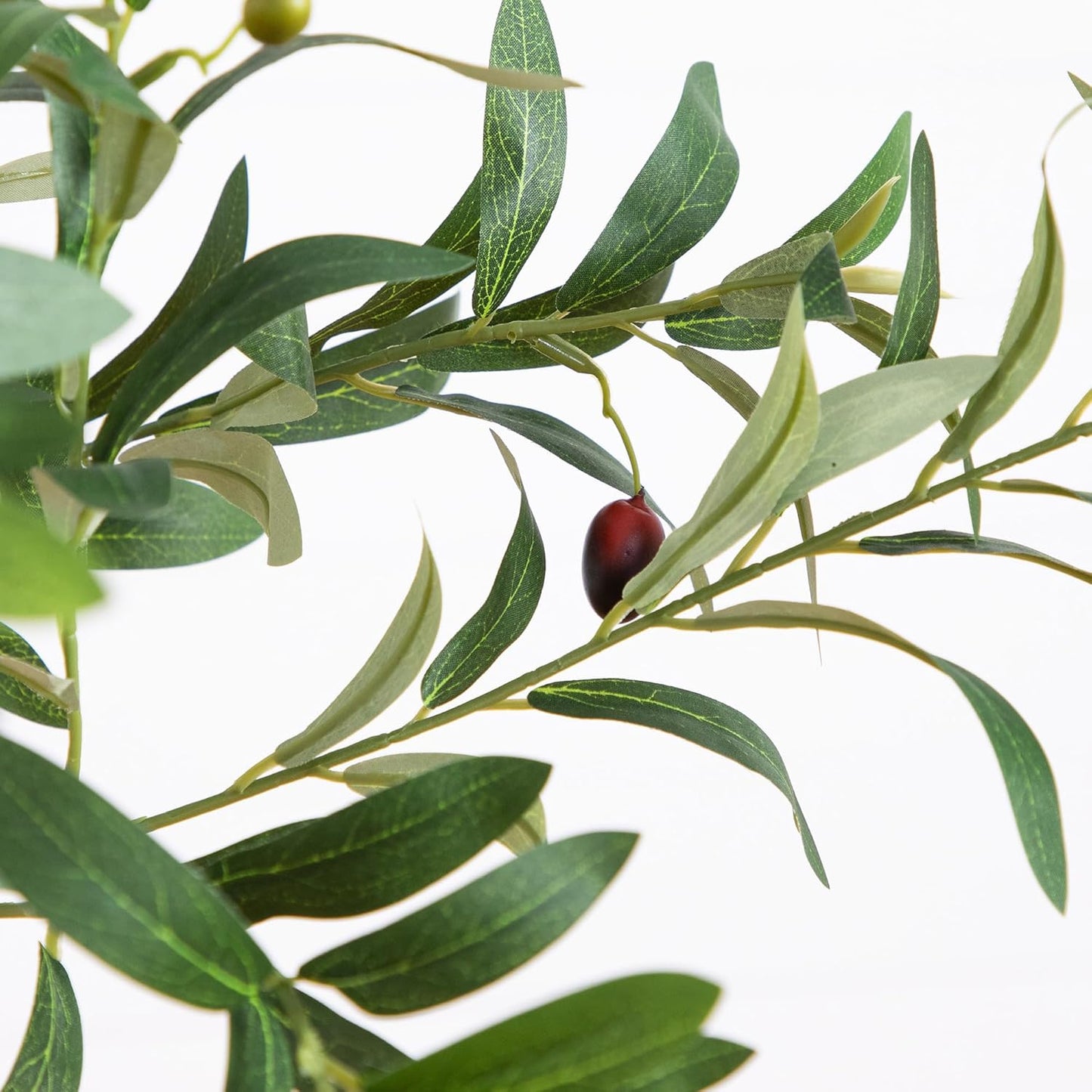 Minimalist Faux Olive Plant / 7 Inch