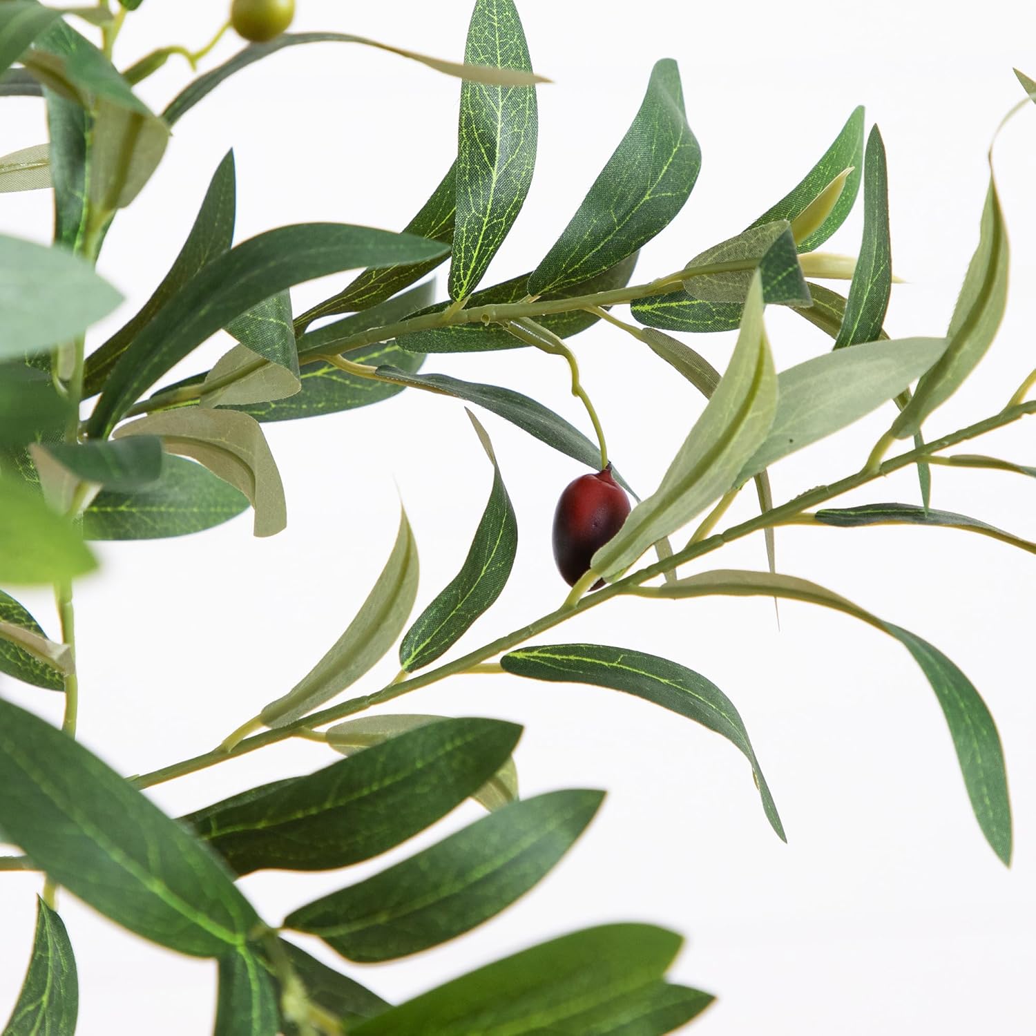 Minimalist Faux Olive Plant / 7 Inch