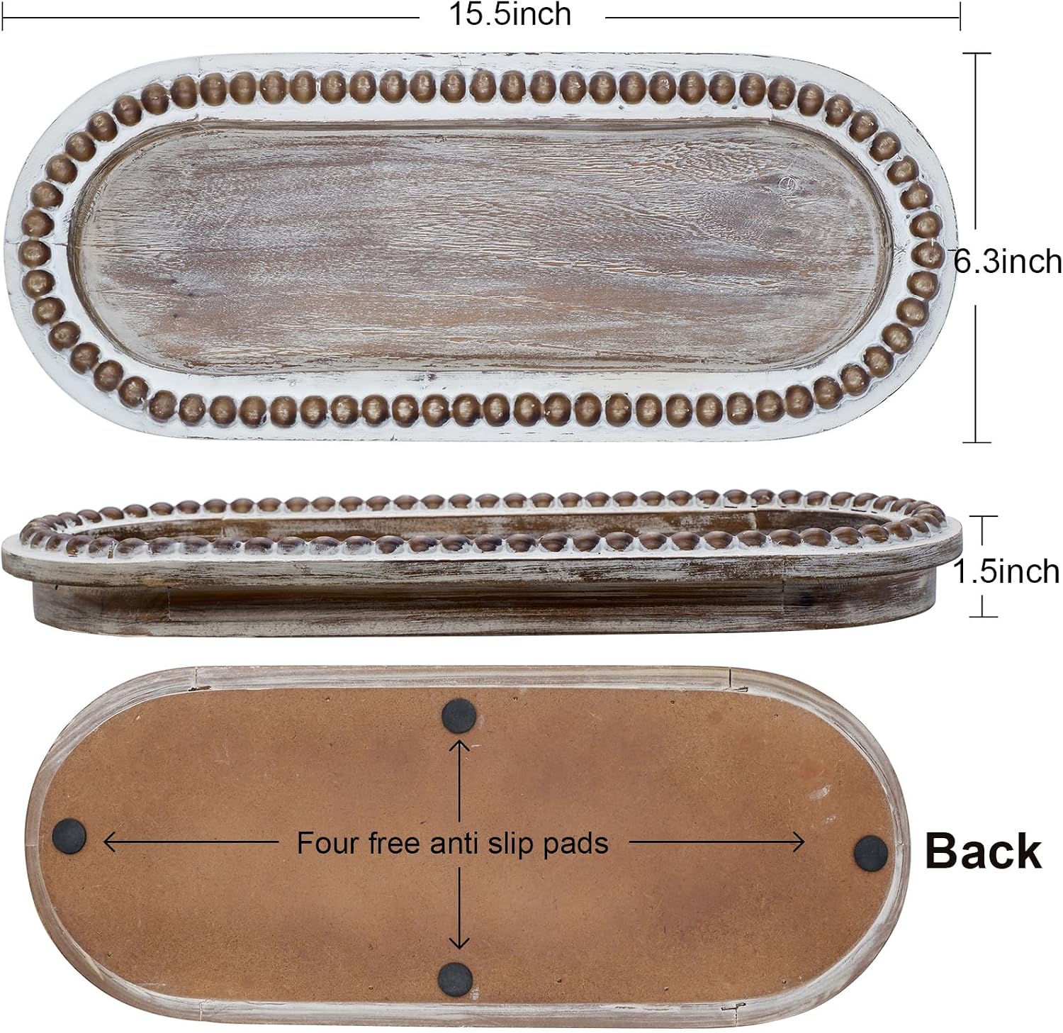 Wood Serving Tray / Natural Wood