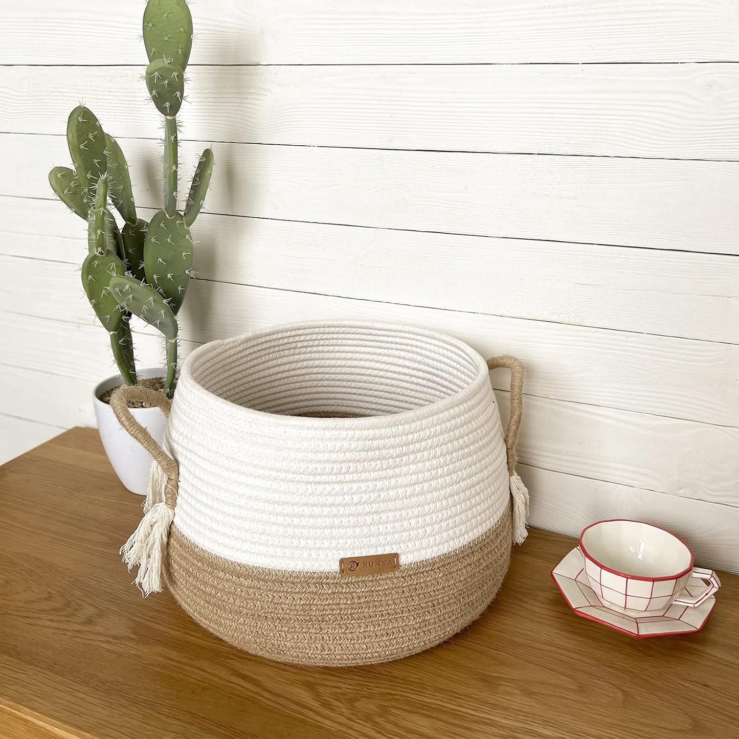 Boho Baskets for Living / 11.8 x 11.8 x 9.8 / Medium