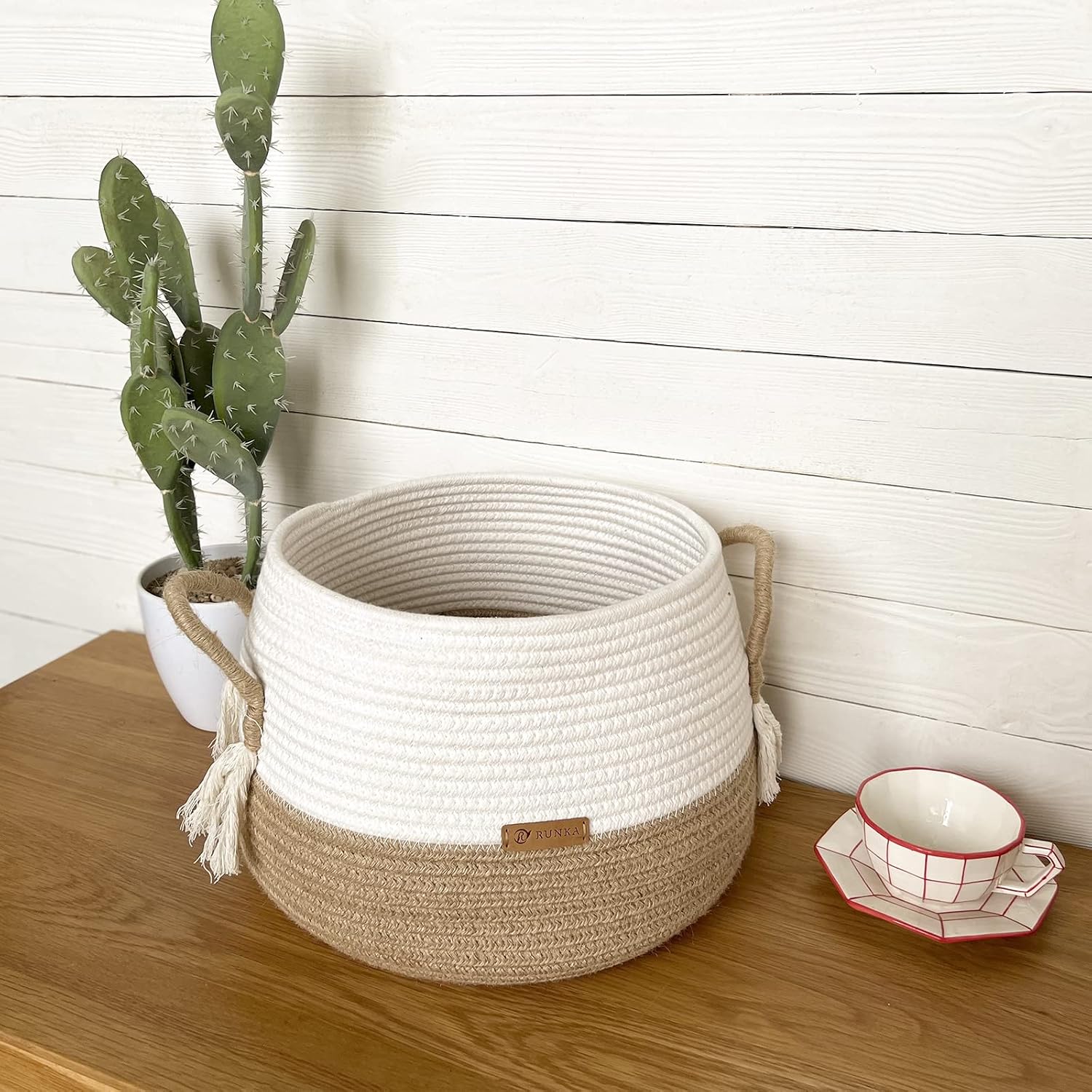 Boho Baskets for Living / 11.8 x 11.8 x 9.8 / Medium