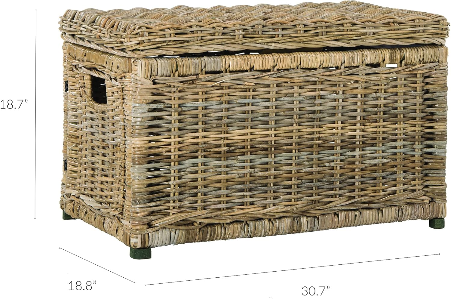 Rattan-Kubusoft Gray / Natural