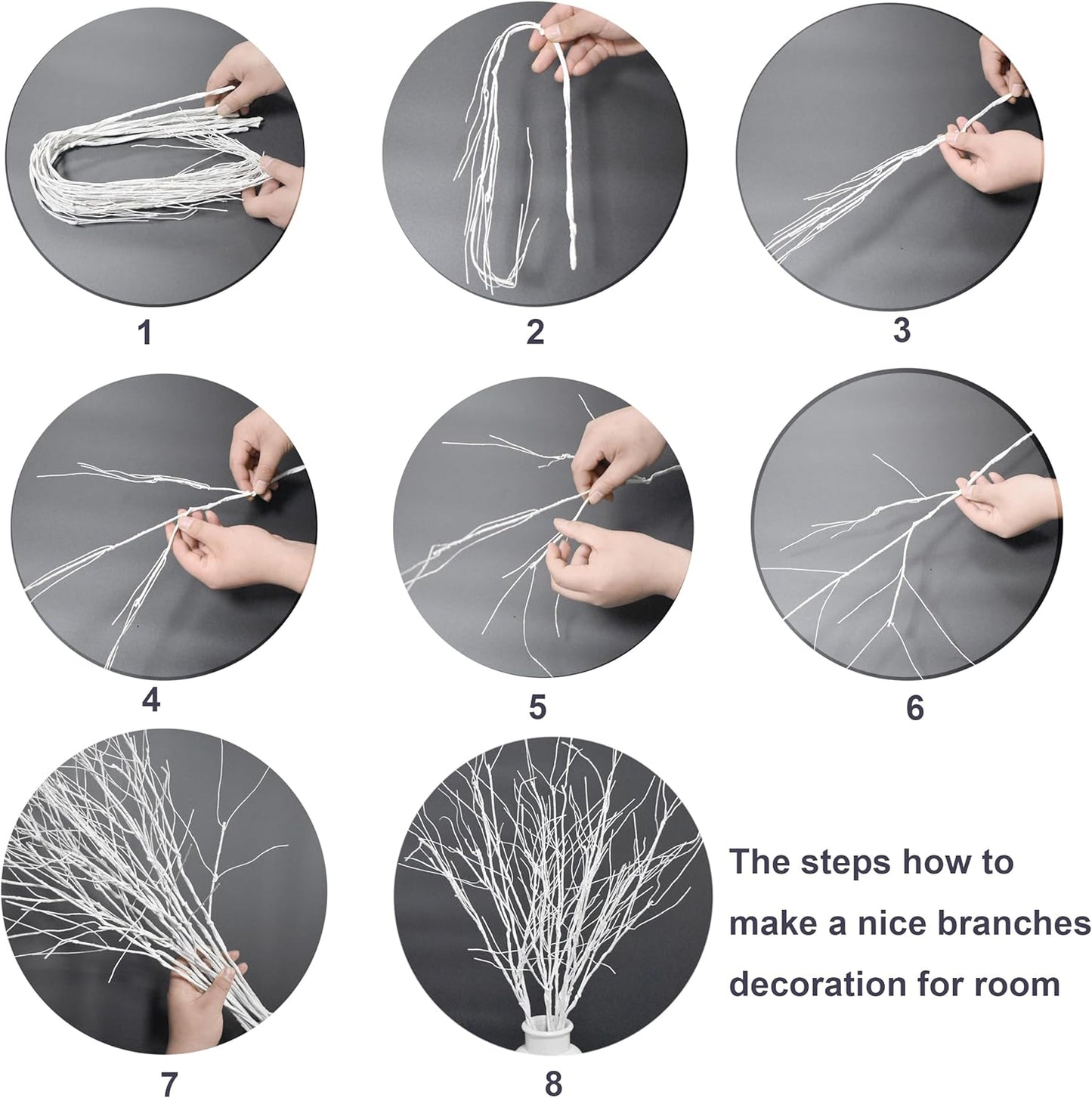 Faux Branches Decorative / 30.7 Inch / Set of 10
