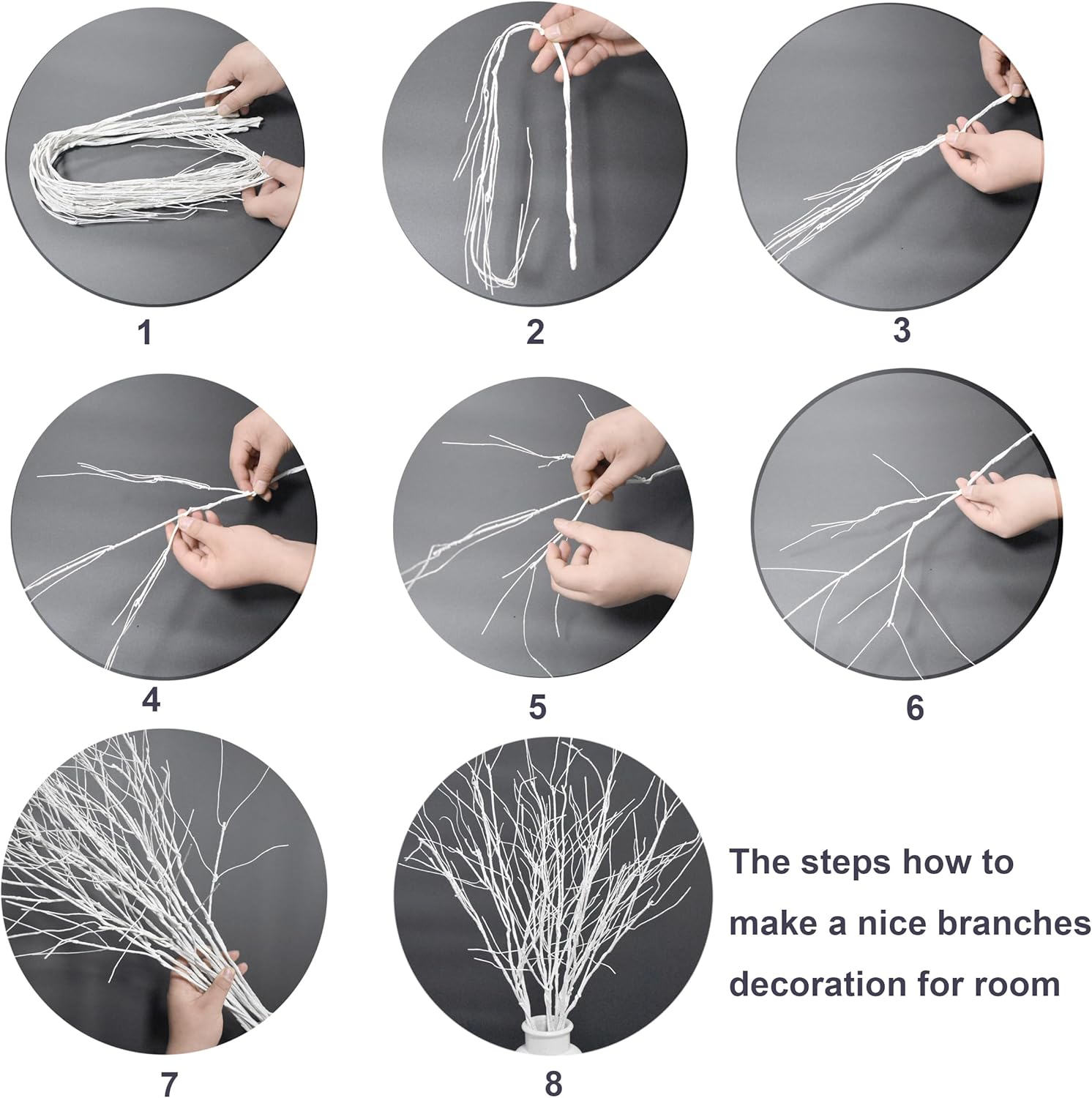 Faux Branches Decorative / 30.7 Inch / Set of 10