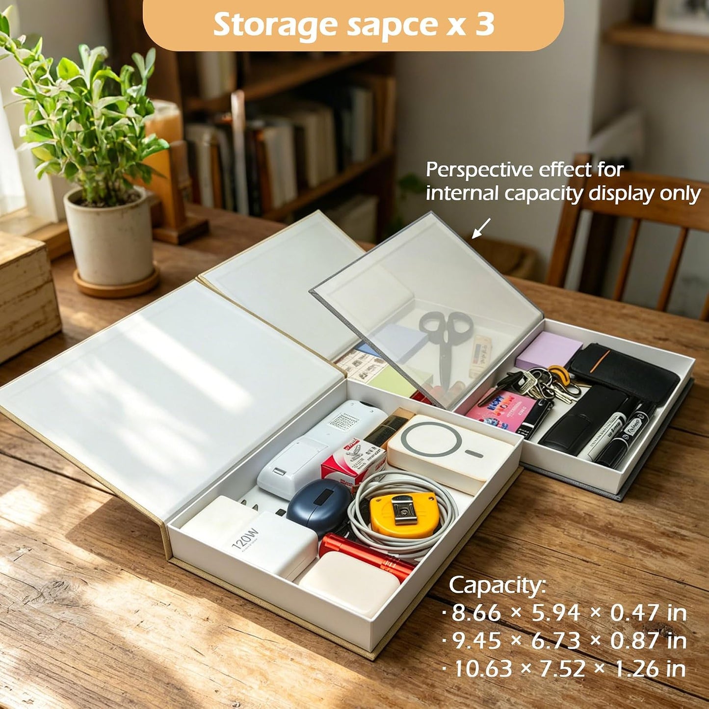 Linen Boxes / City Theme_hard Storage Box / Set of 3