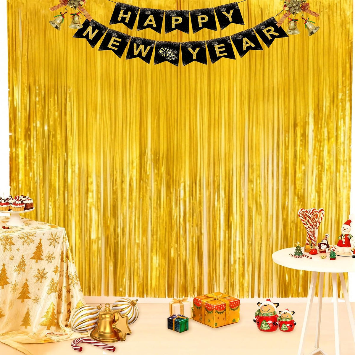 OHOME New Years Decorations 2027 - New Year Backdrop for Wall Door - New Years Eve Party Supplies - Happy New Year Decorations 2027 Eve Decorations