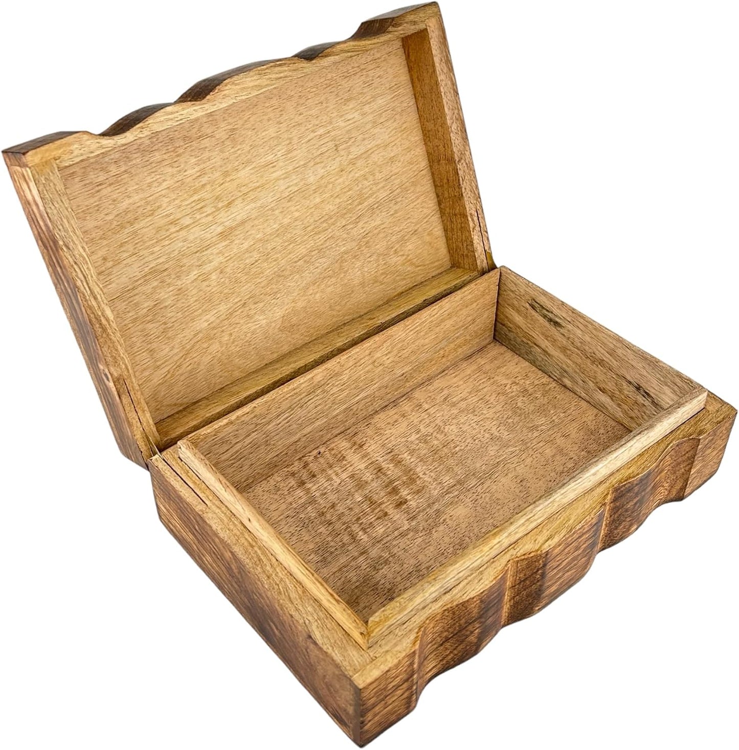 Wooden Mini Jewellery Design-Trinket Box for Ladies-Jewellery Storage Case-Antique / OM