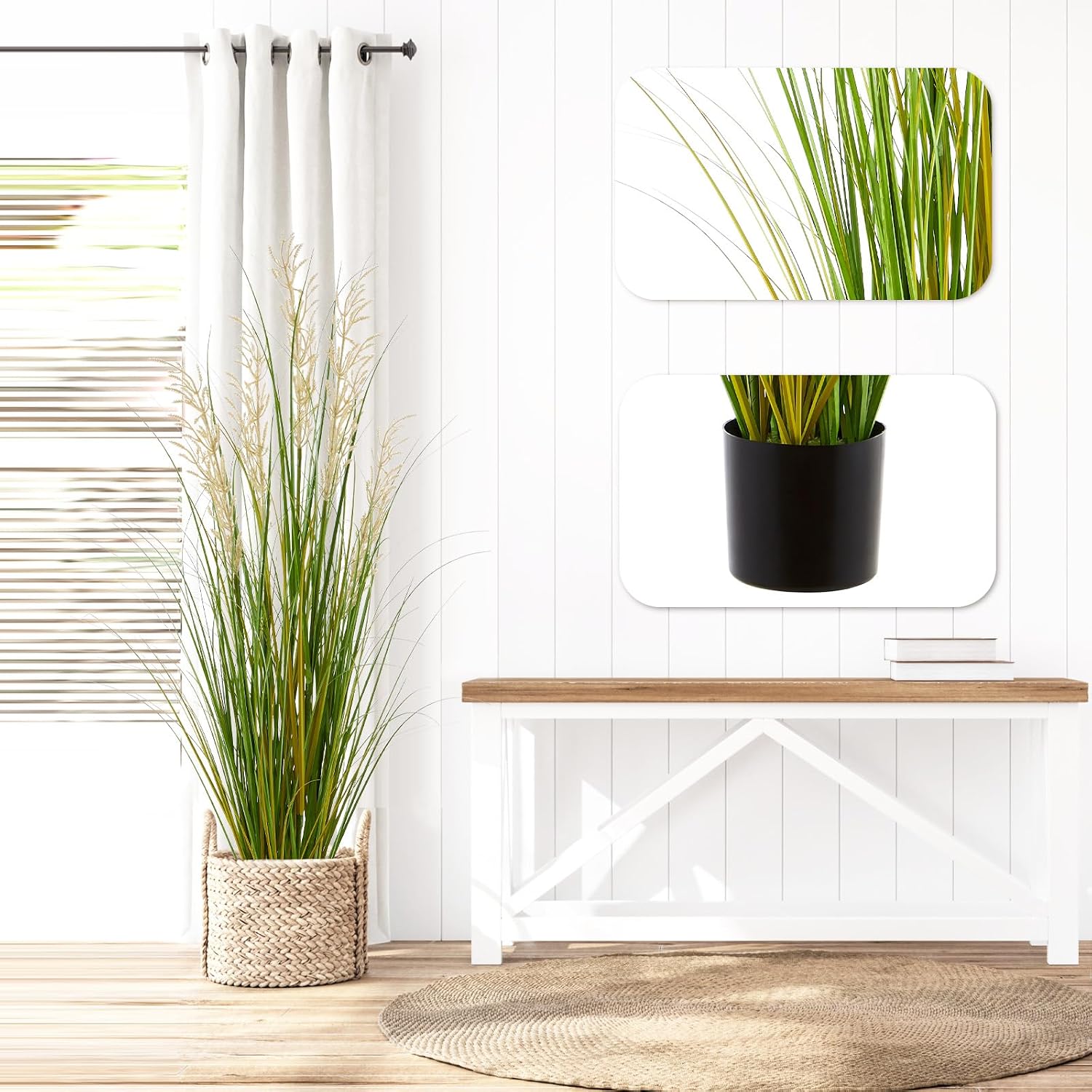 Artificial Plant / Faux House Plants in Pot / 47 Inch