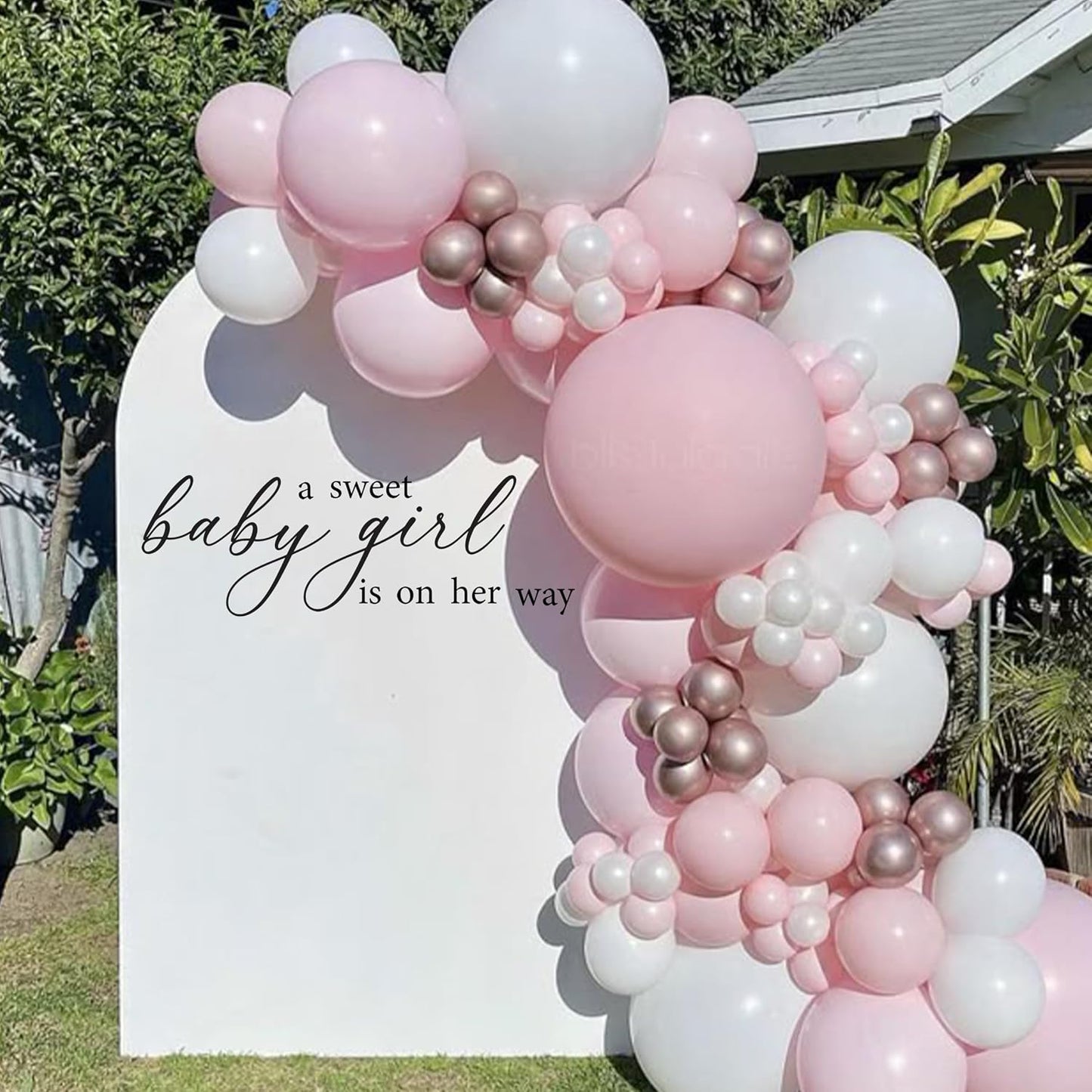 Removable Vinyl Sticker for Baby Shower / Black