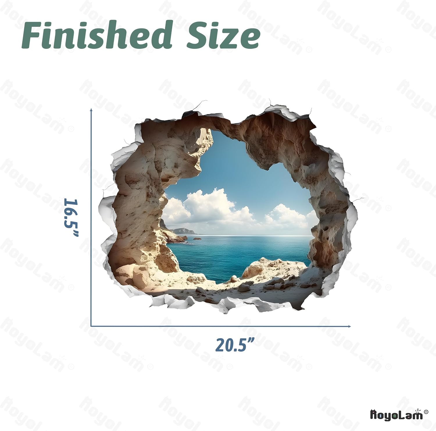 Cave by The Sea Wall Stickers