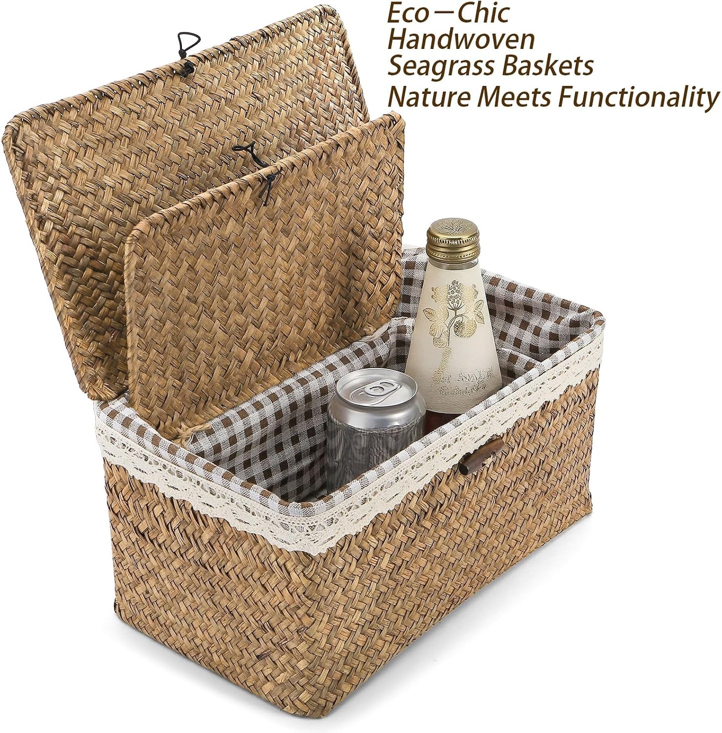 Seagrass Storage Baskets / Set of 2