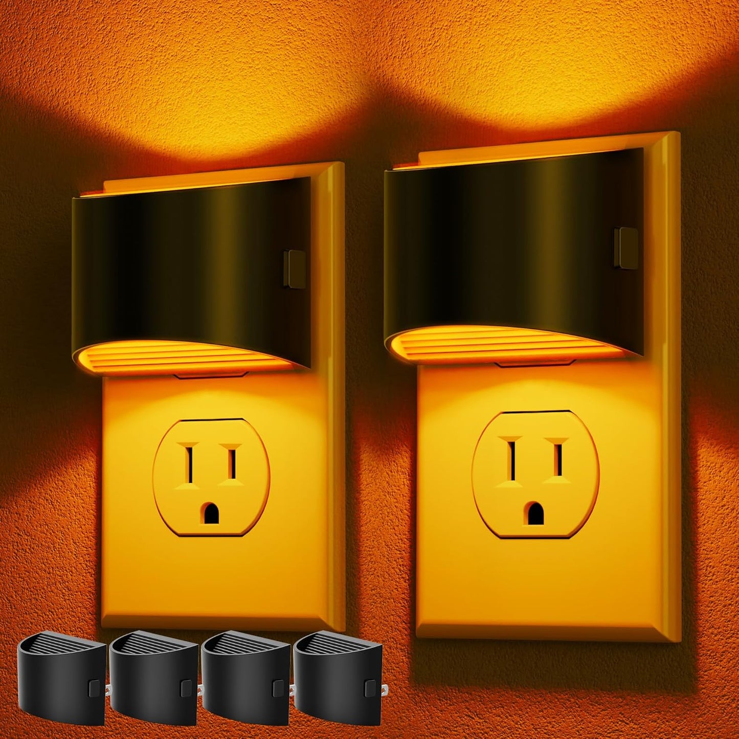 DORESshop Night Light, Night Lights Plug into Wall, Adjustable, Amber
