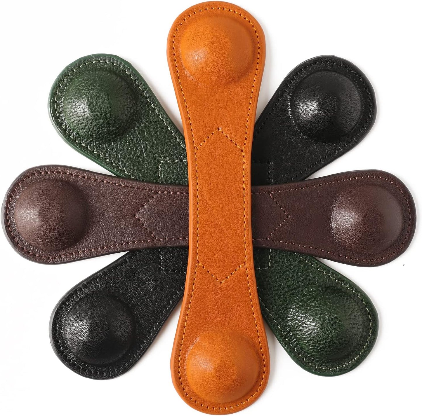 Weighted Bookmark - Leather Book Page Weight Book Weights Holder for Hands-Free Reading Paper Weights for Cookbooks