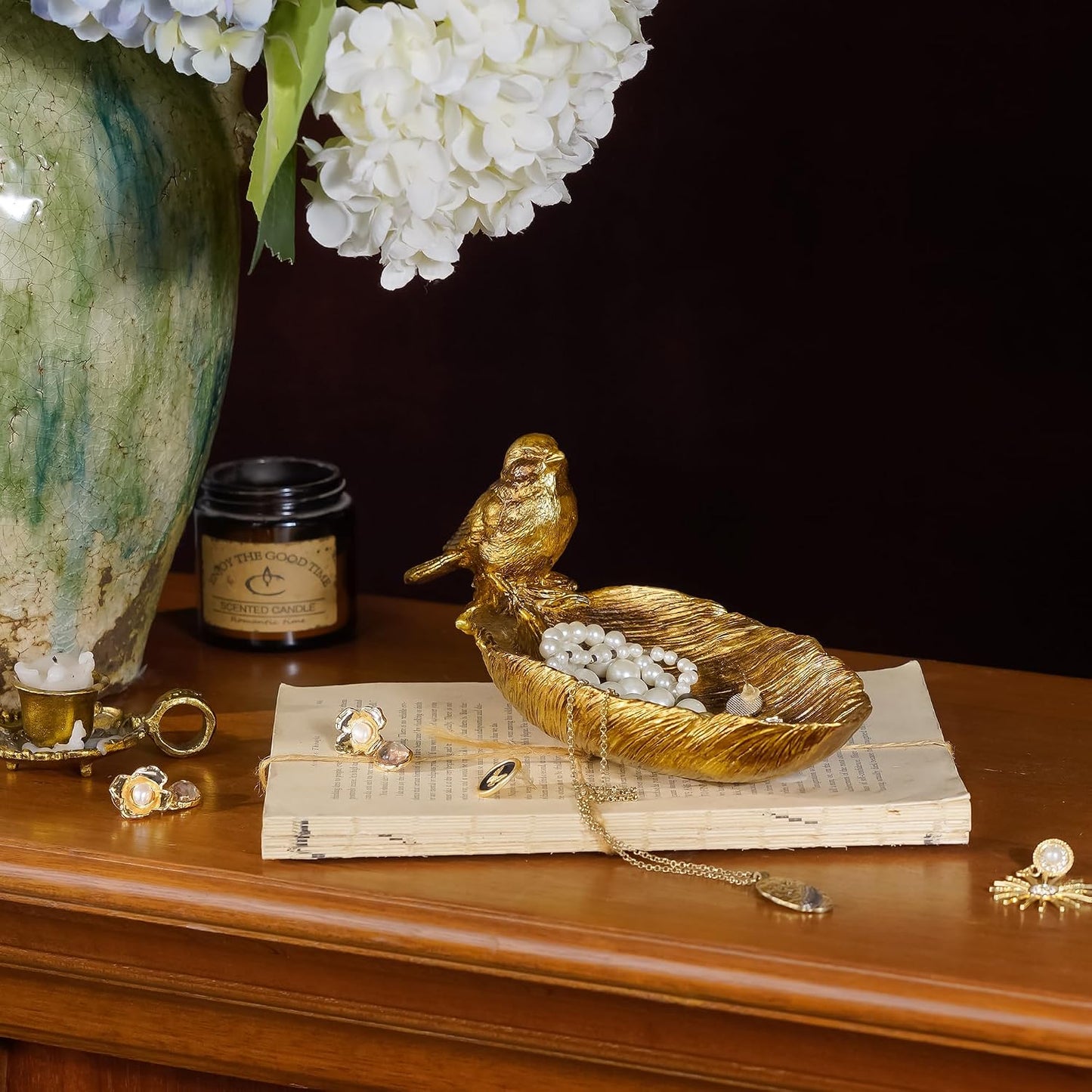 Resin Jewelry Tray / Gold