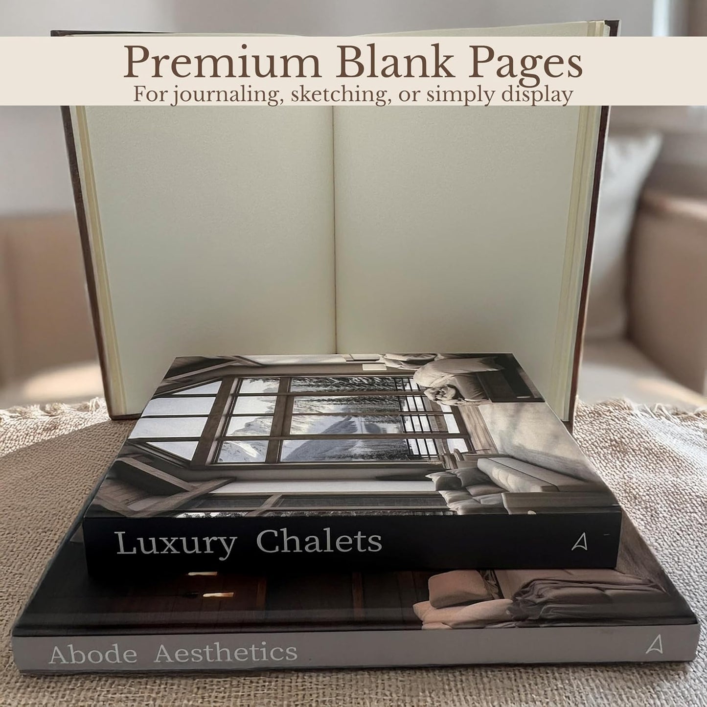 Decorative Books / Meticulously Designed Hardcover Fake Books for Decoration / Set of 3