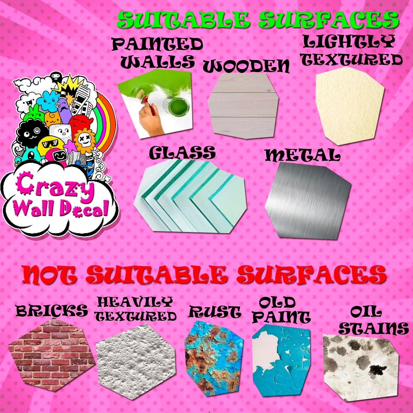 Removable Wall Stickers / Custom Wall Stickers Decals
