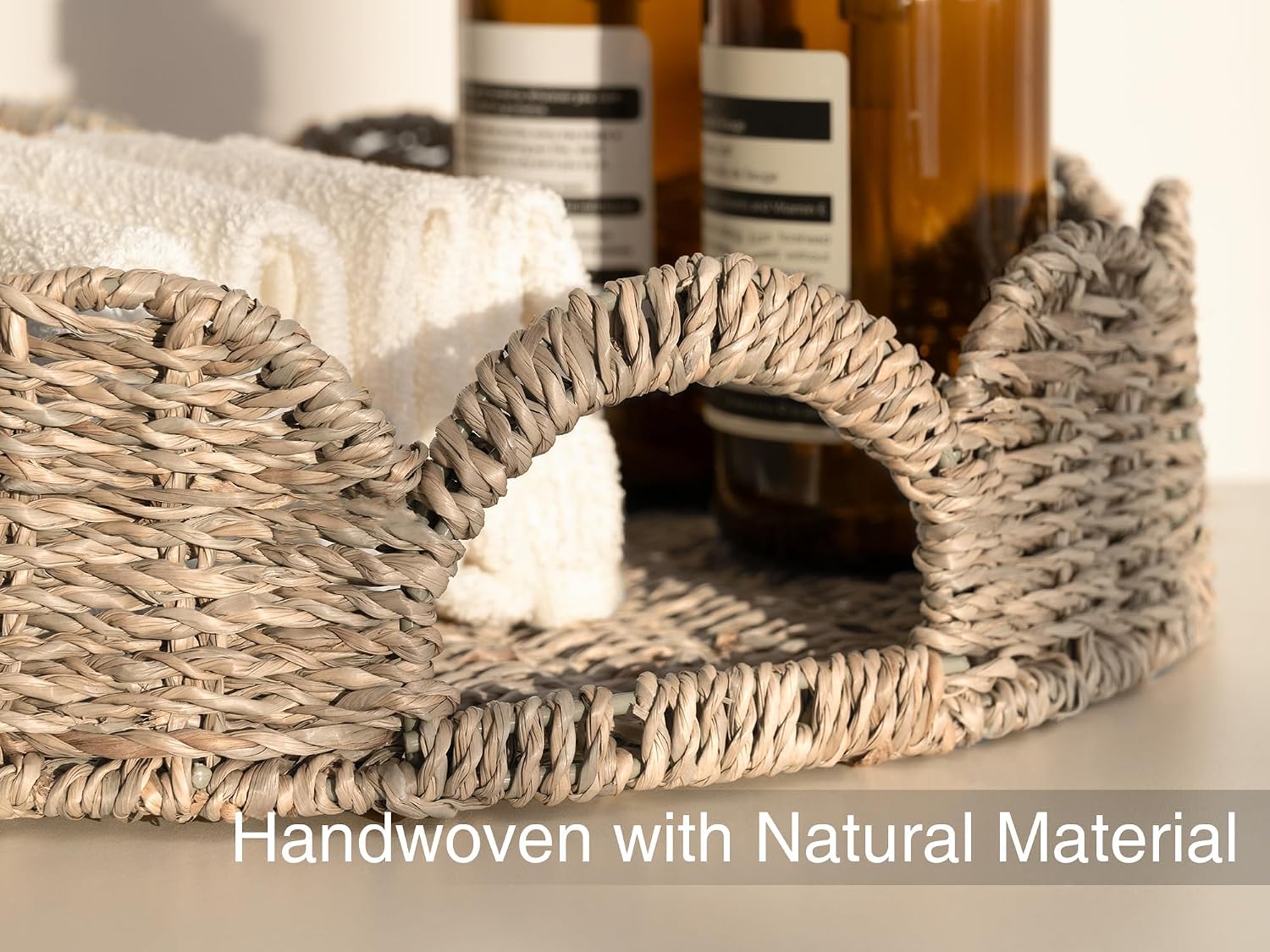 Rattan Serving Trays / Natural / Set of 13