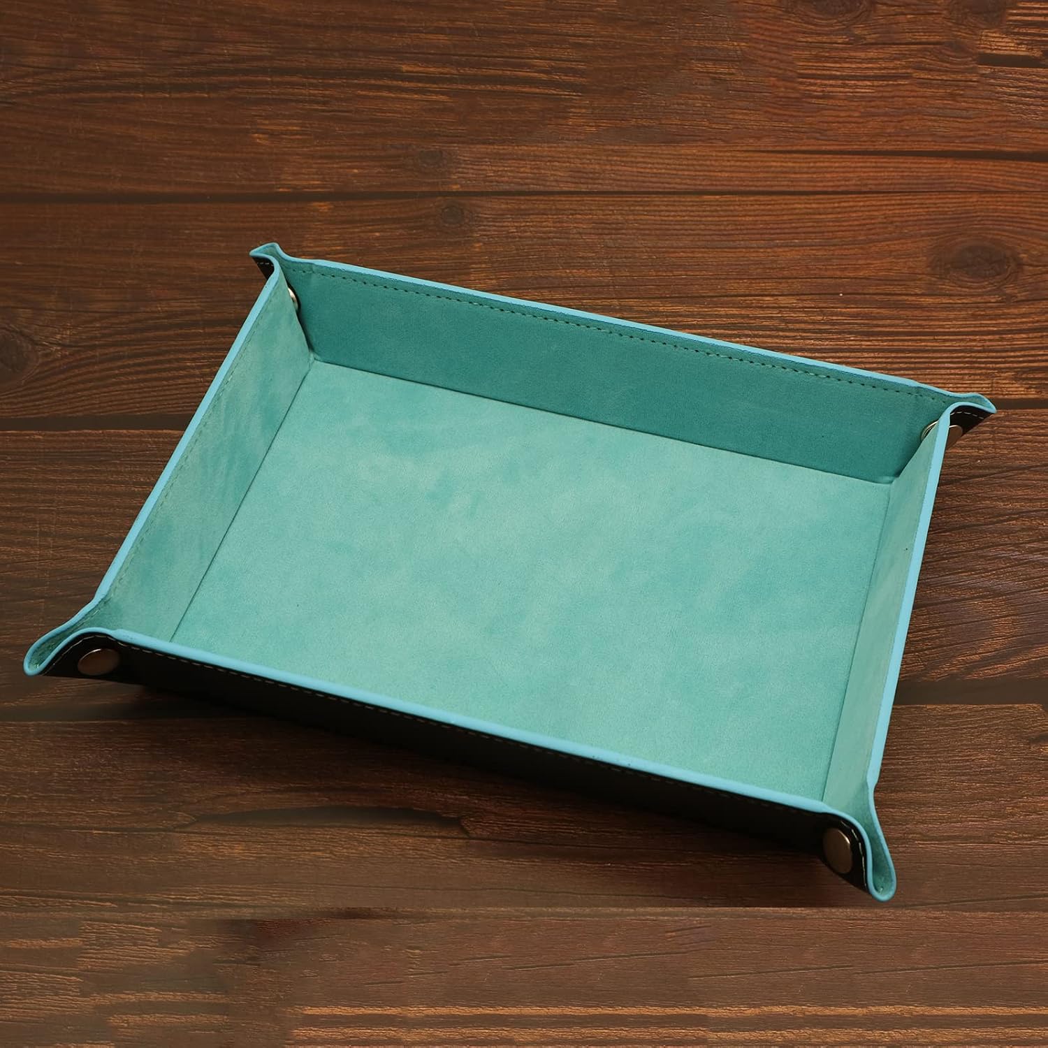 Valet Organizer / Catchall Tray for Jewelry / Light Blue