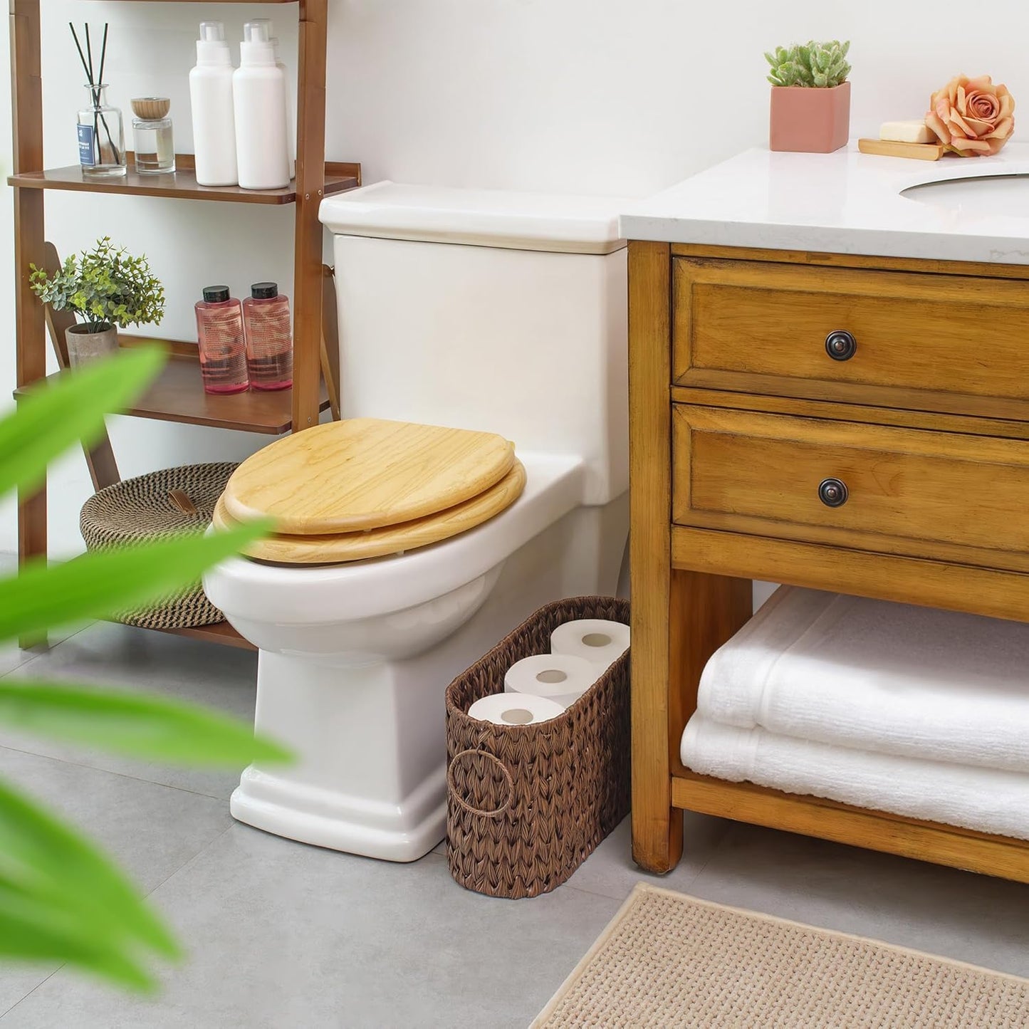 Toilet Paper Basket / Brown