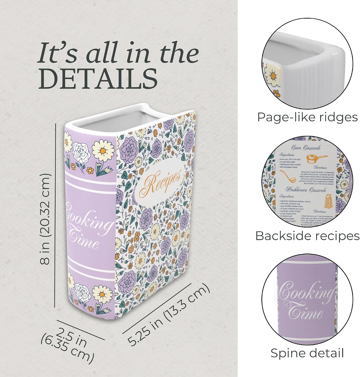 Purple Ceramic Vases / Purple Floral Recipe