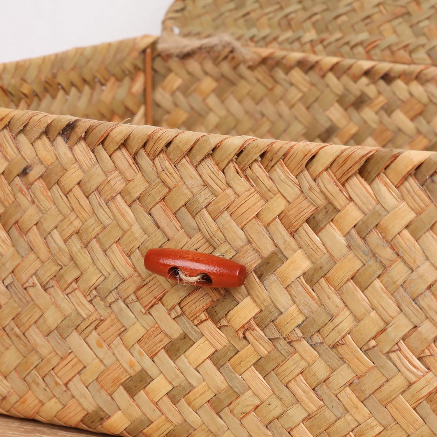 Wicker Shelf Baskets / Natural / Set of 2