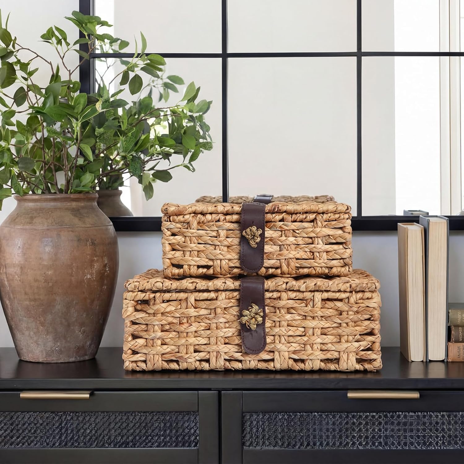 Seagrass Storage Basket Box / Set of 2