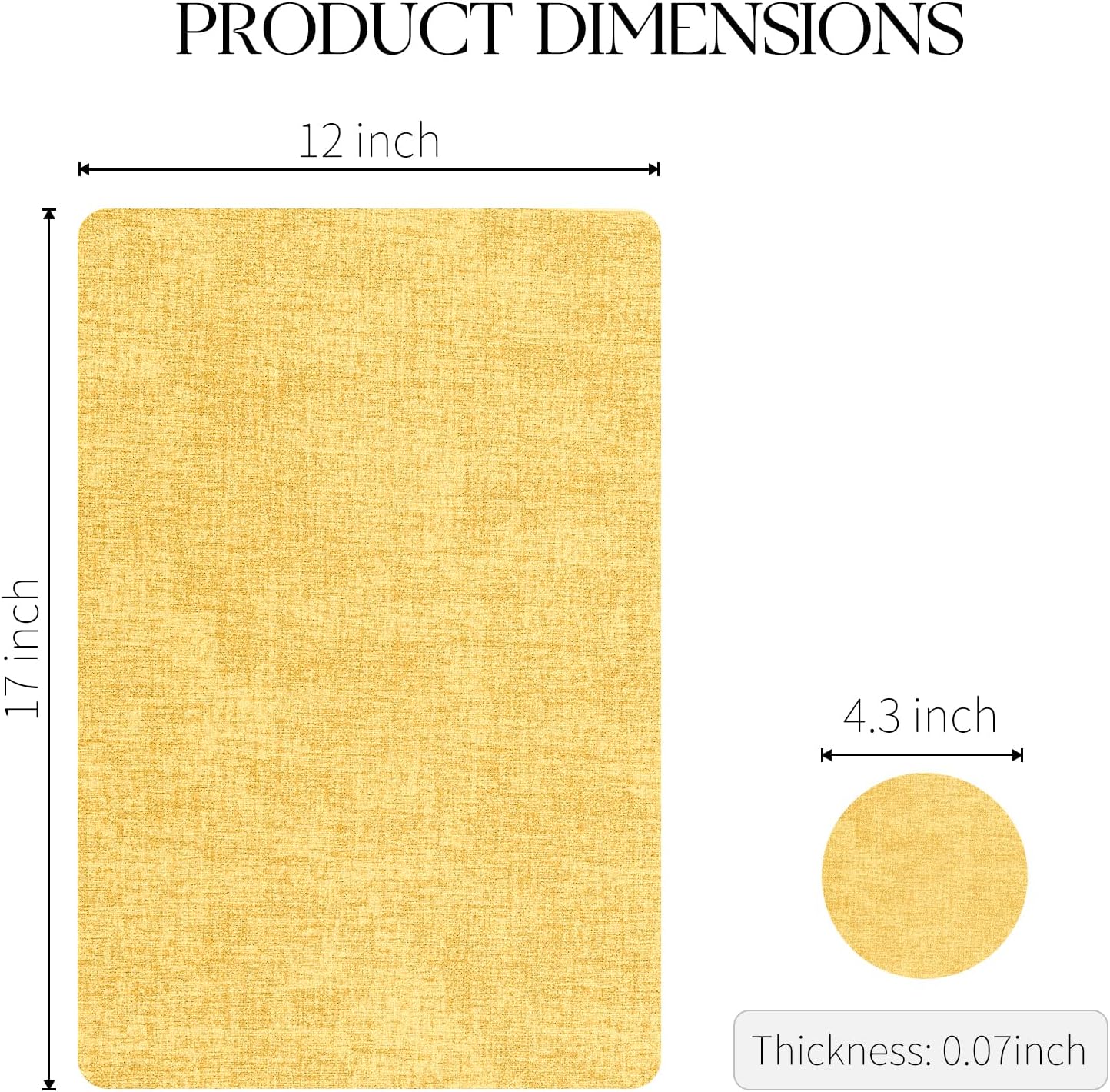 MOSAYT Placemats Set of 8, Heat Resistant Vinyl Place Mats with Coasters, Wipeable Washable 100% Waterproof Oil Proof