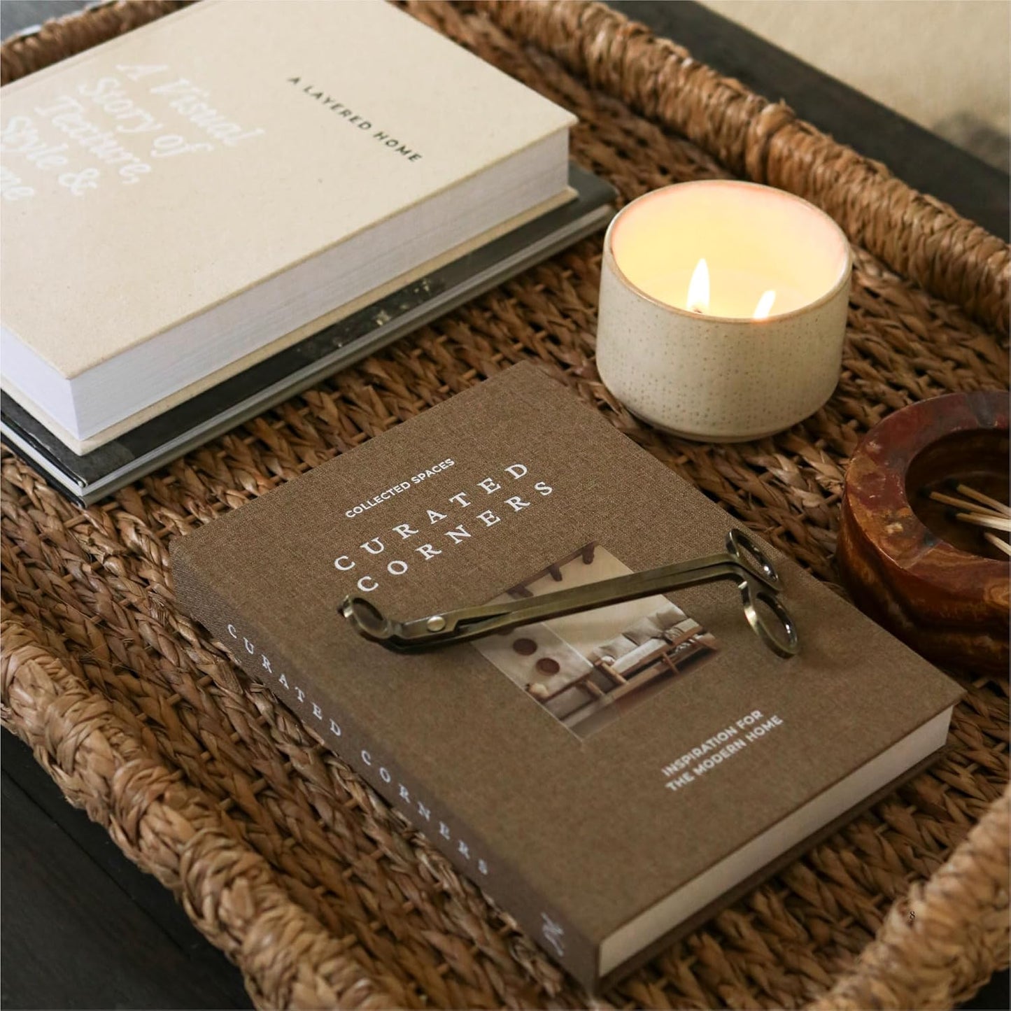 Faux Book Box / 2 Linen Fake Books for Decorating Bookshelf