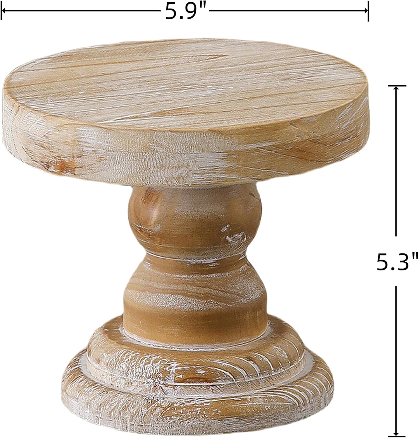 Farmhouse Risers Display Stands / Wood / 5 Inch