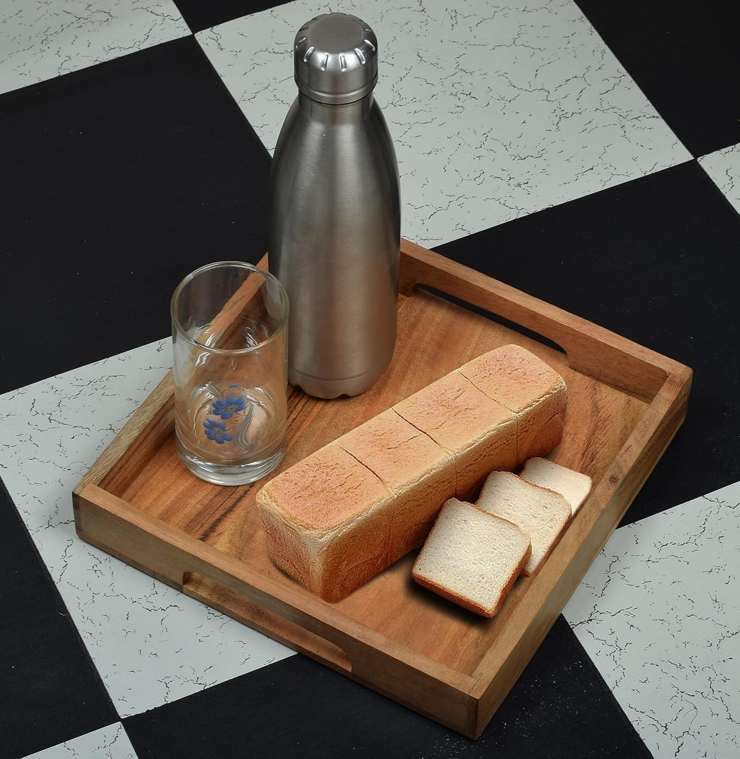 Wooden Serving Tray / Acacia Wood Serving Tray