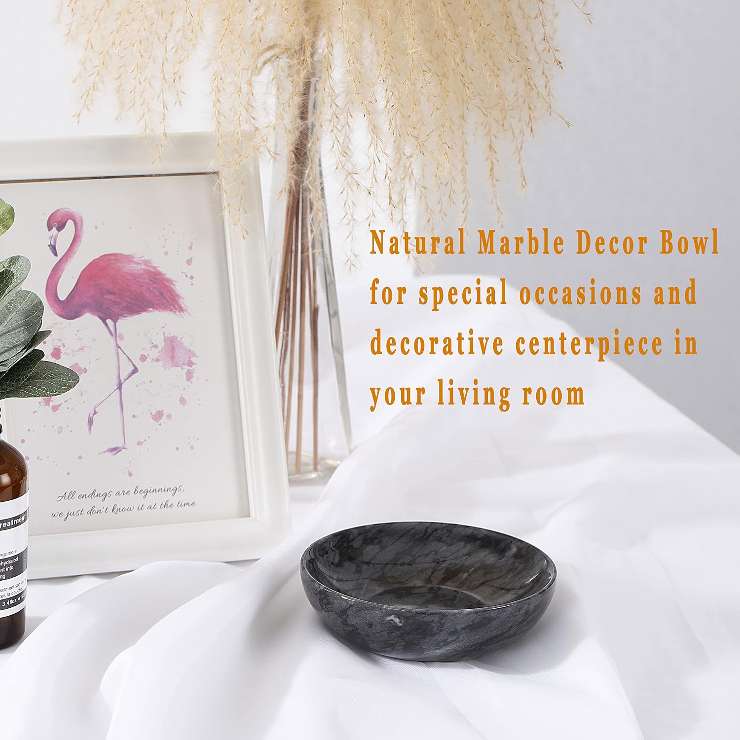 Small Decorative Bowls / Natural Black / 4.72 Inch