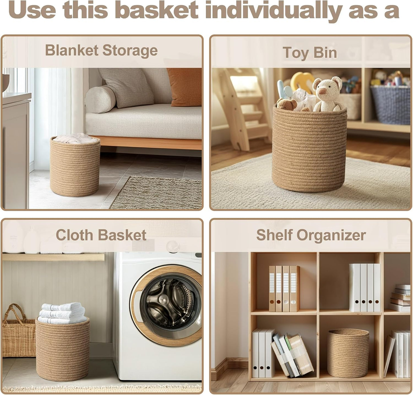 Bamboo Wood Stand / Jute