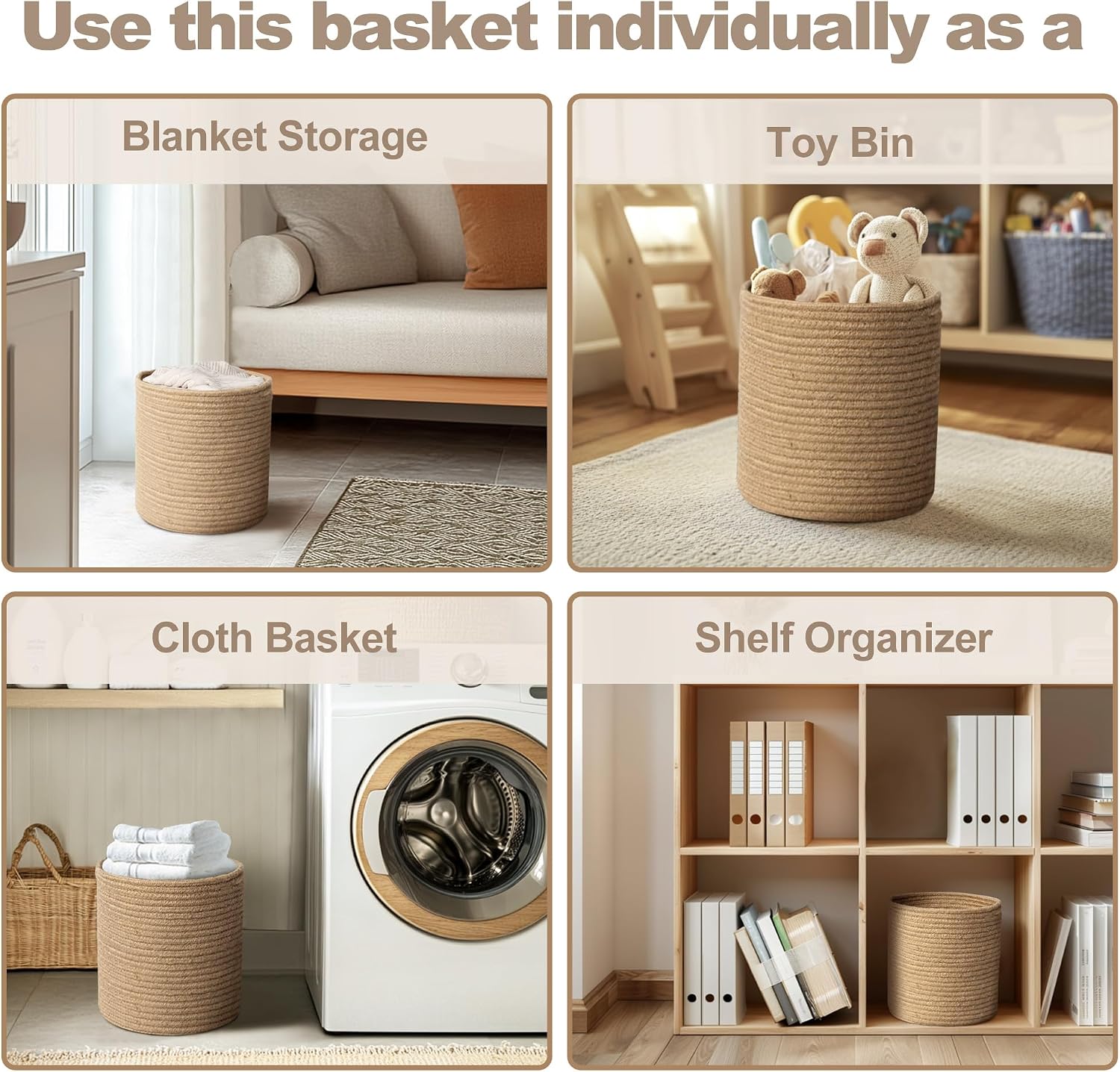Bamboo Wood Stand / Jute
