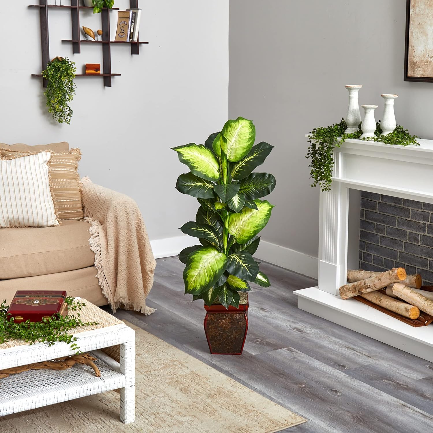 Floor Plant Faux Greenery