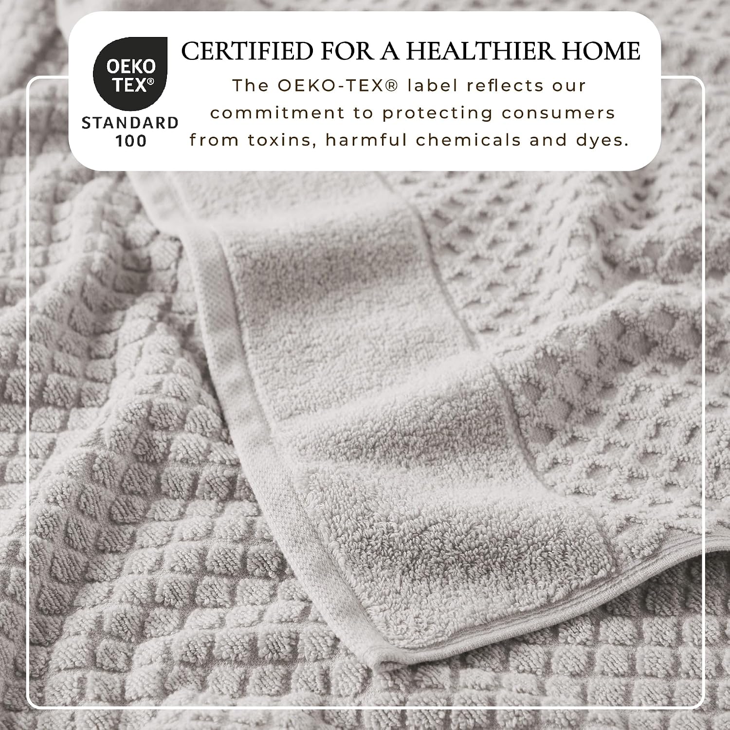 Great Bay Home Hand Towels - 100% Cotton 6 Pack 26x16 Hand Towel Set - Absorbent, Durable, Quick-Dry Towels for