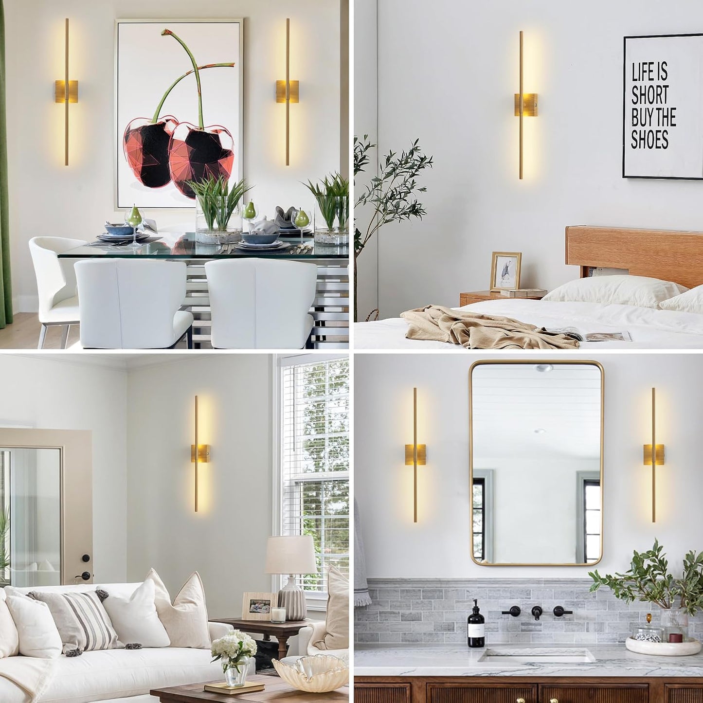 15800 mAh Battery Operated Wall Sconces with Remote Control Dimmable Battery Powered Cordless Rechargeable Wall Sconces