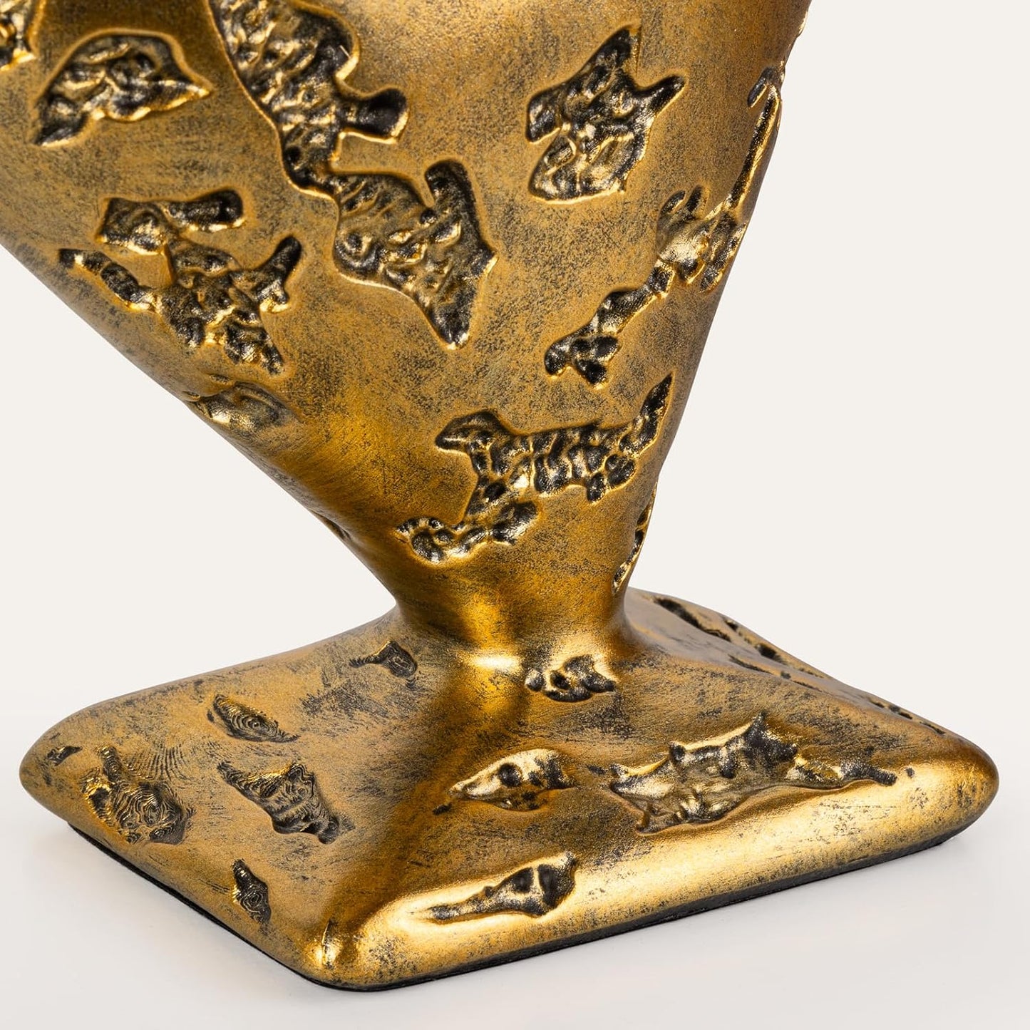 Decorative Book Ends / Gold / Set of 2