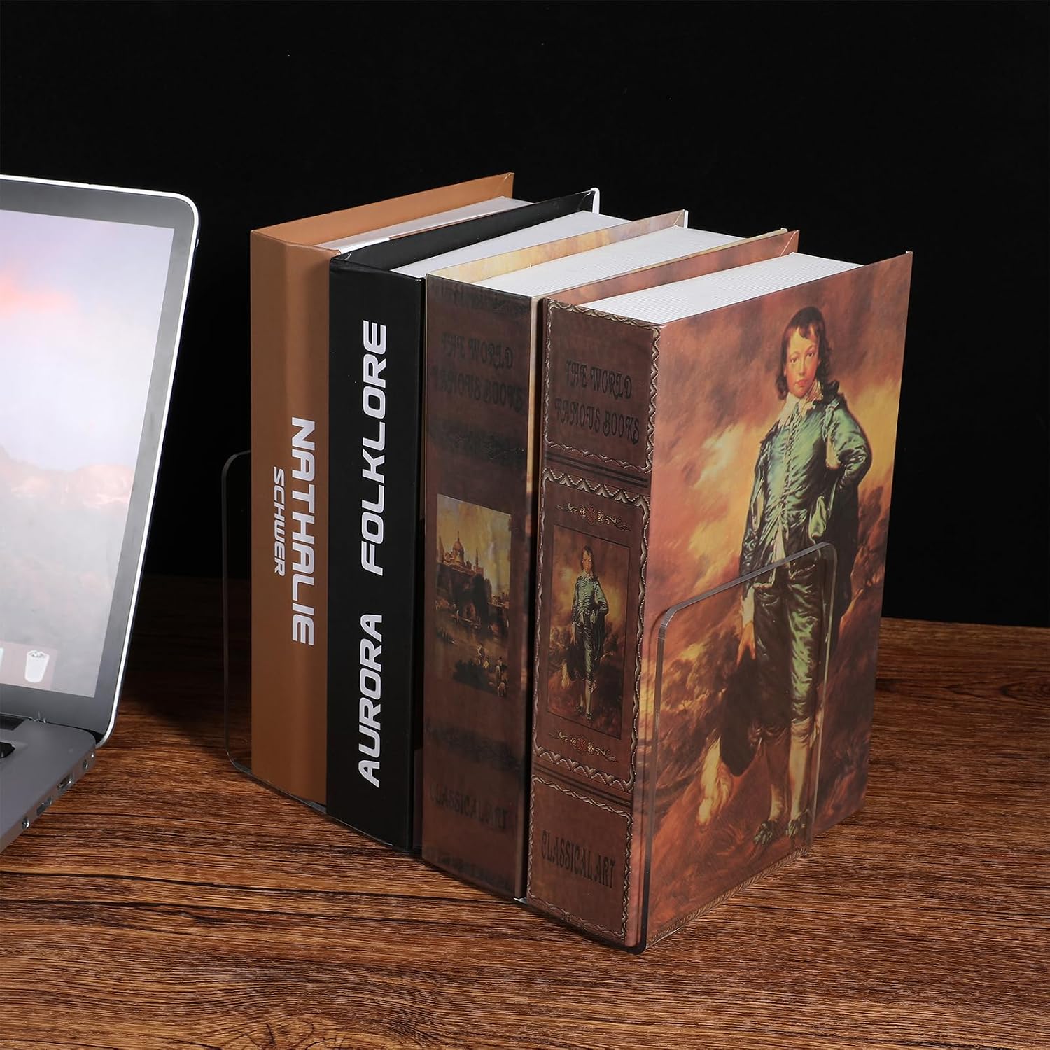 Bookends Acrylic Bookends / Clear / Set of 16