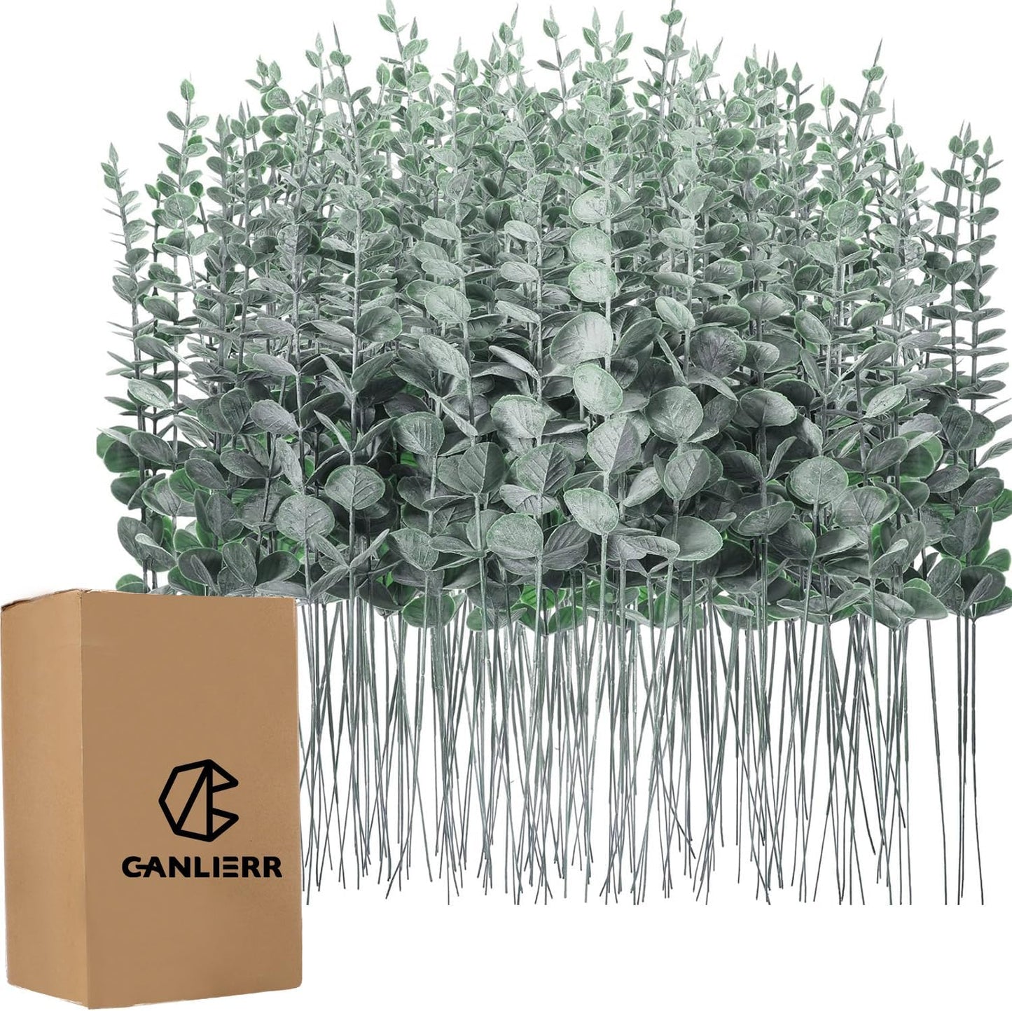 Eucalyptus Stems Faux Greenery Artificial Eucalyptus Leaves Decor Greenery / Green / Set of 200