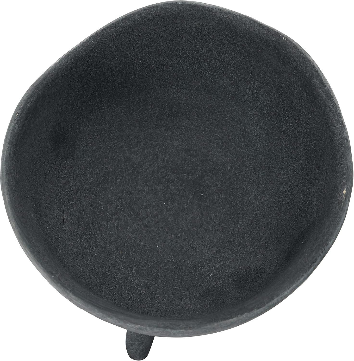 Creative Co-Op Boho Terracotta Footed Bowl / Slate Grey / Set of 4
