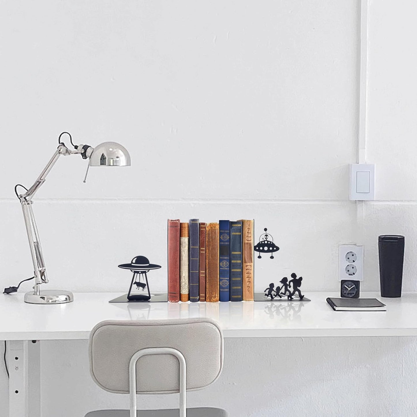 Modern Bookends / Decorative Bookends / Black