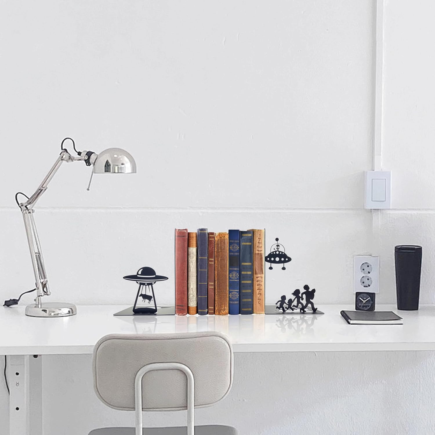 Modern Bookends / Decorative Bookends / Black